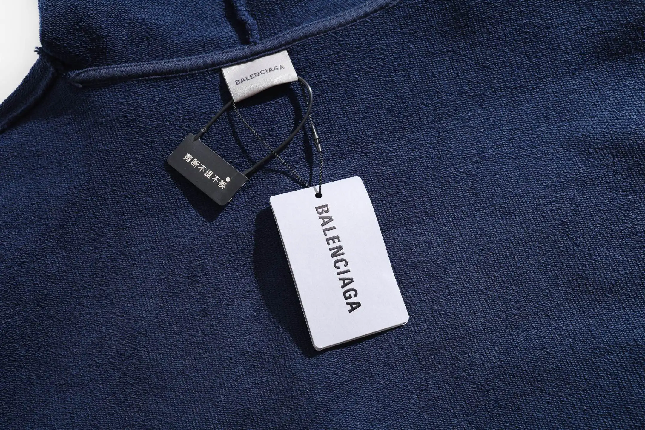 Tape Logo Zip-Up Cotton Hoodie D29922608 — view 8