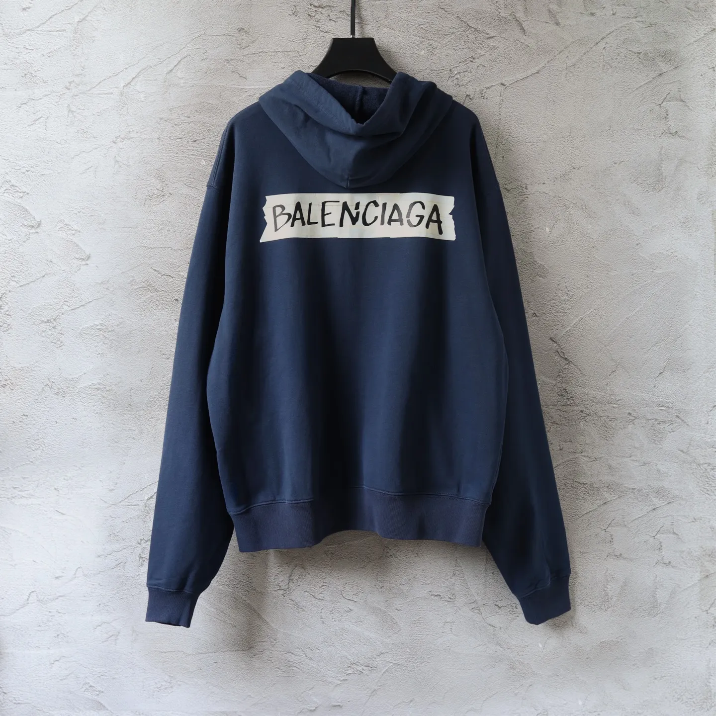 Tape Logo Zip-Up Cotton Hoodie D29922608 — view 11