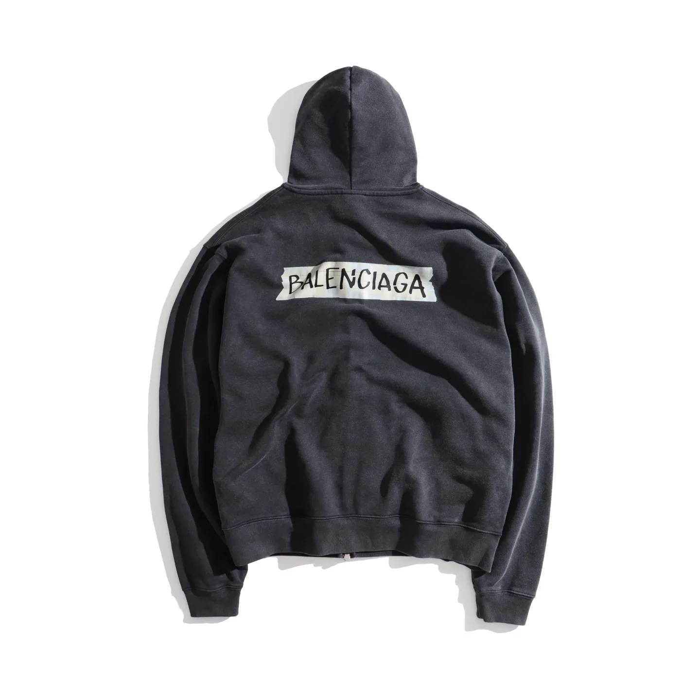 Tape Logo Zip-Up Hoodie D29920073 — view 11
