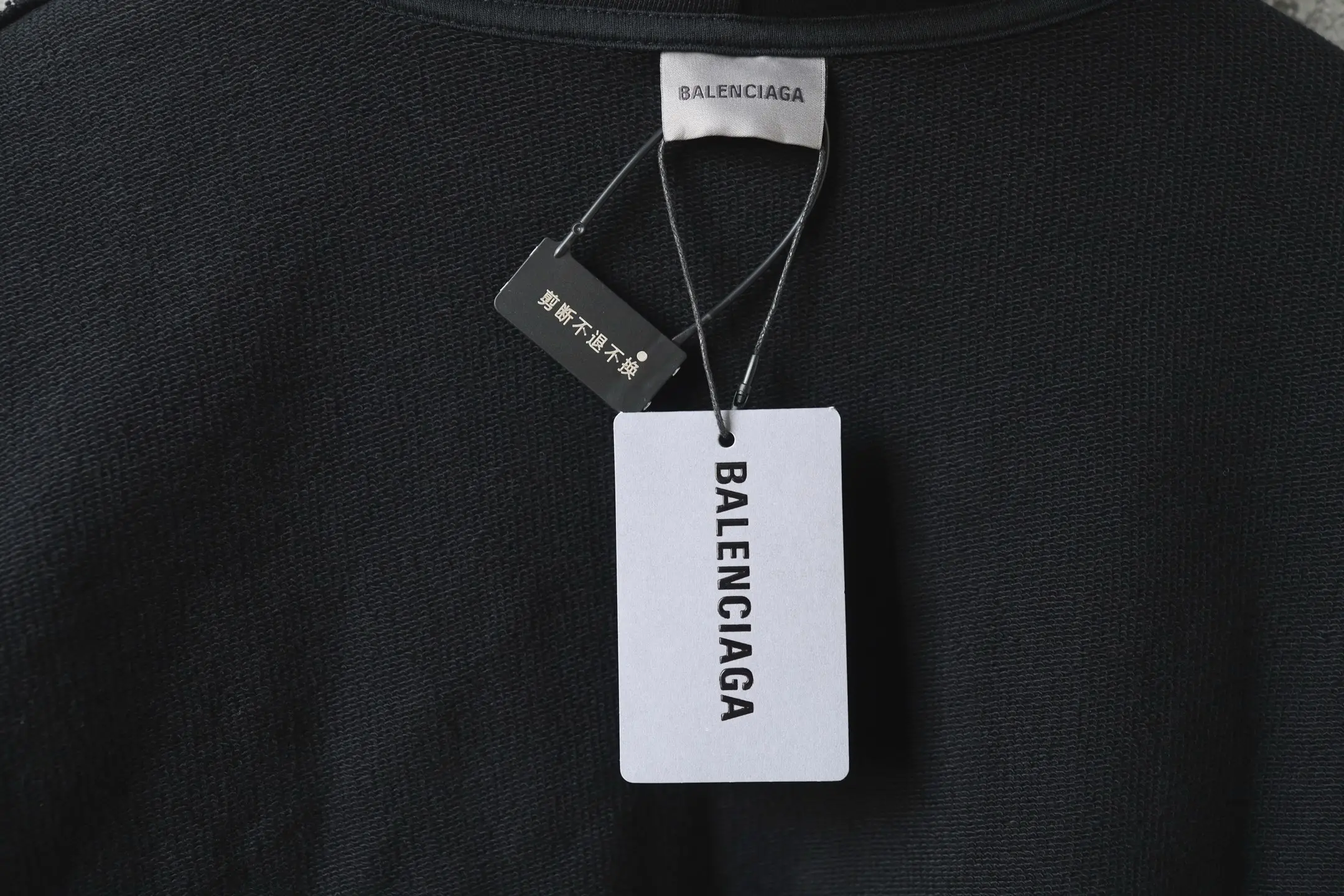 Tape Logo Zip-Up Hoodie D28920071 — view 9