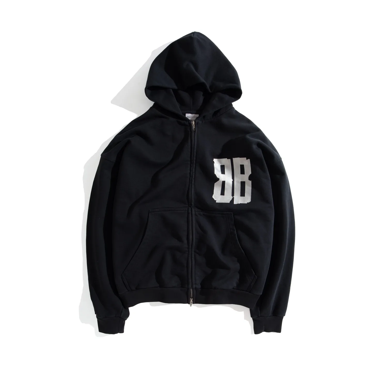 Tape Logo Zip-Up Hoodie D28920071 — view 10