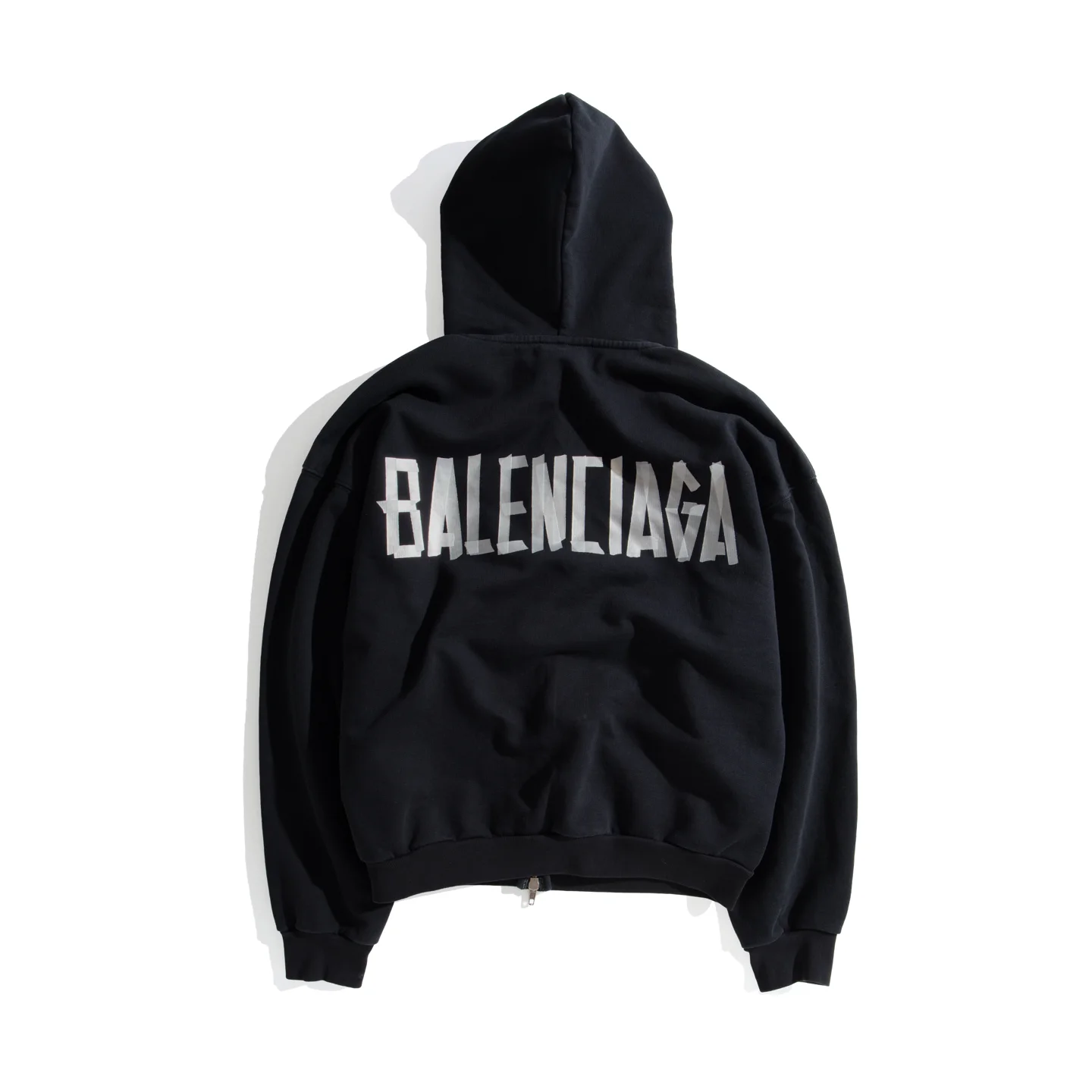 Tape Logo Zip-Up Hoodie D28920071 — view 11