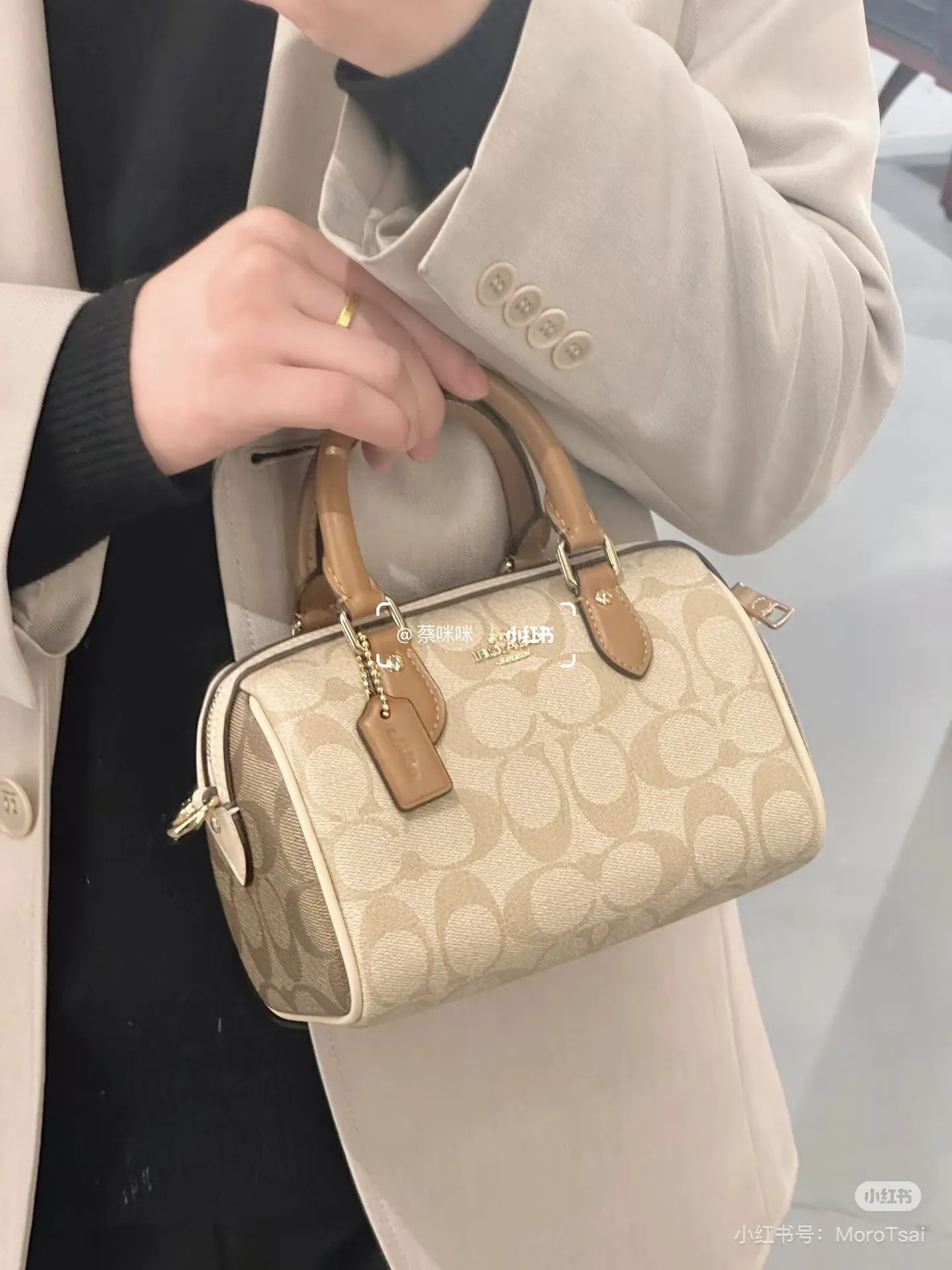 Coach Rowan Mini Boston Bag D30017942 — view 3