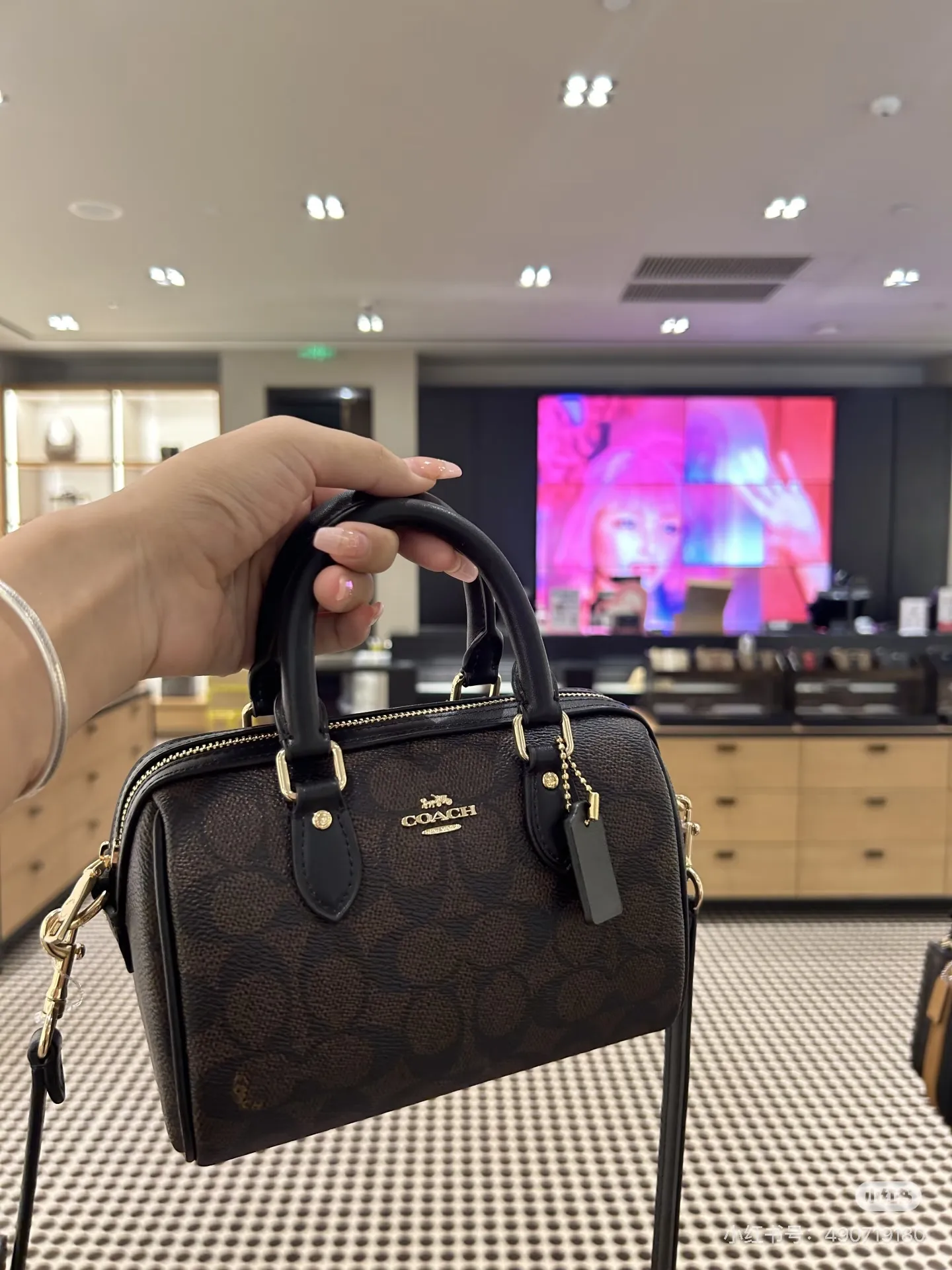 Coach Rowan Mini Boston Bag D30017942 — view 5