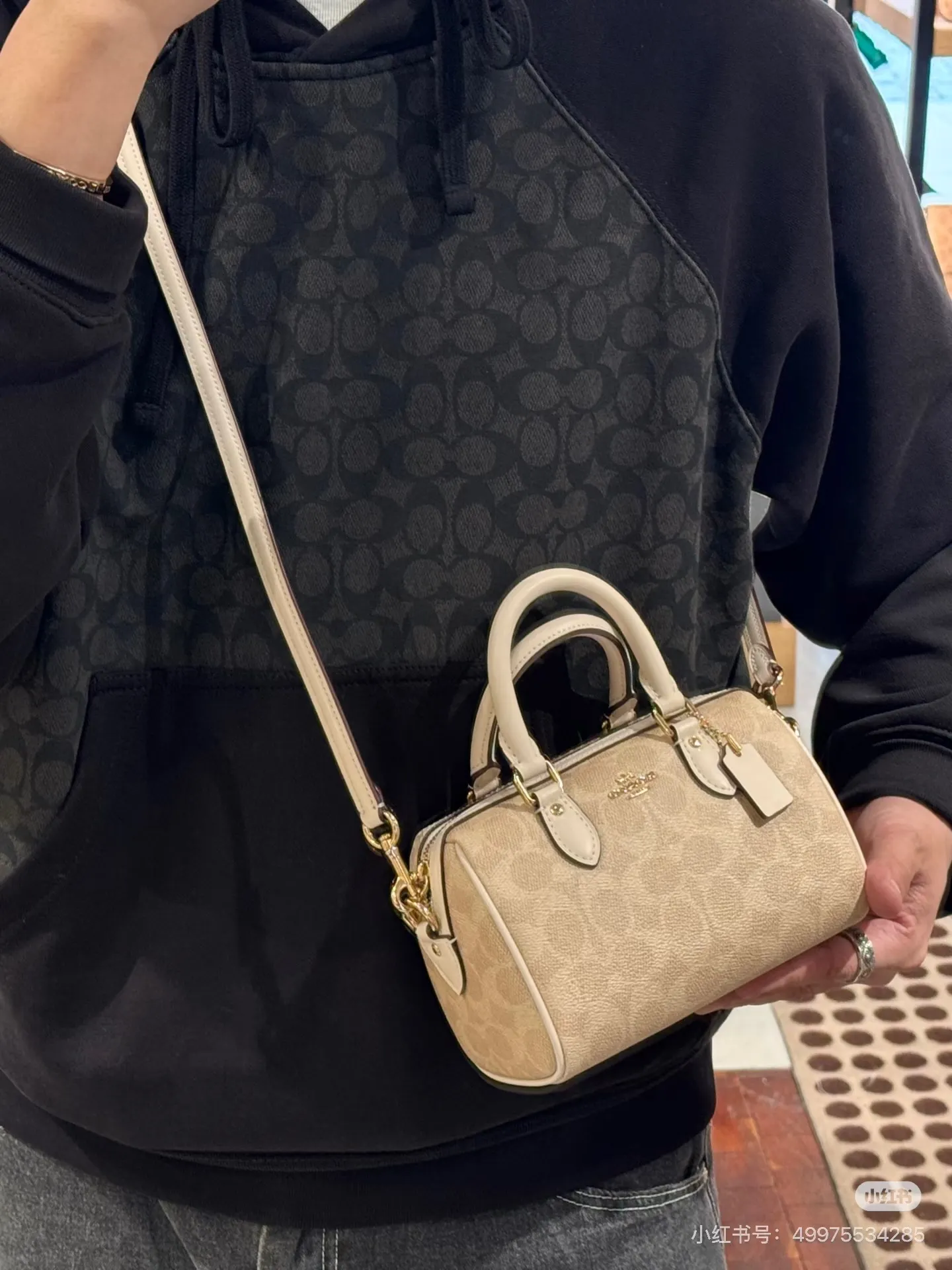 Coach Rowan Mini Boston Bag D30017942 — view 7