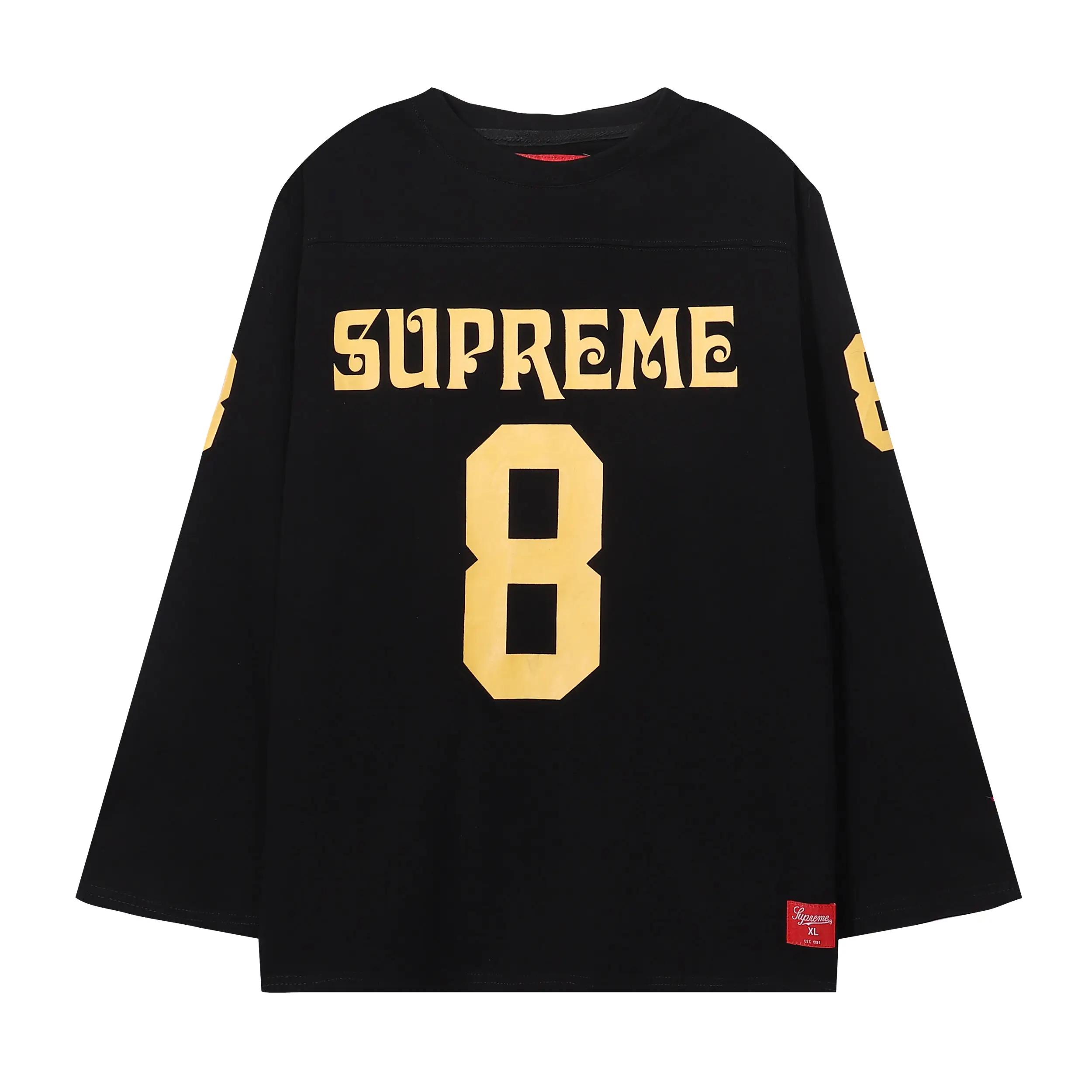 Supreme Number 8 Printed Long-Sleeve T-Shirt D5015892 — view 4