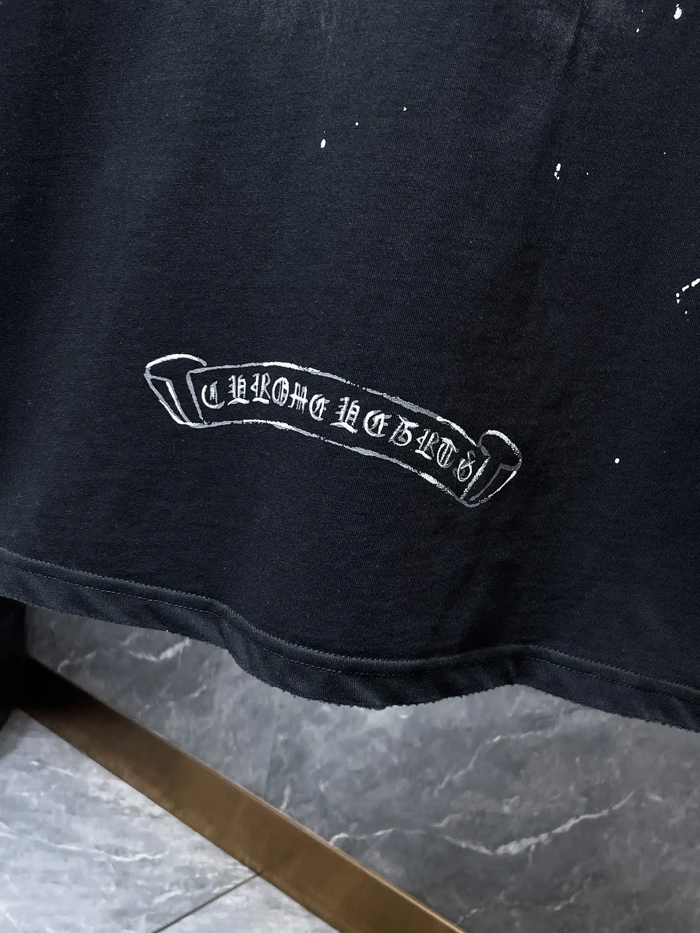 Logo Graphic Splatter Print T-Shirt D5515855 — view 2