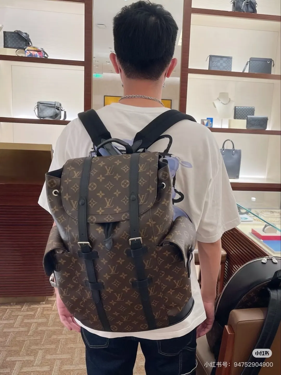 Tiro Monogram Coated Canvas Backpack D34518337 — view 2