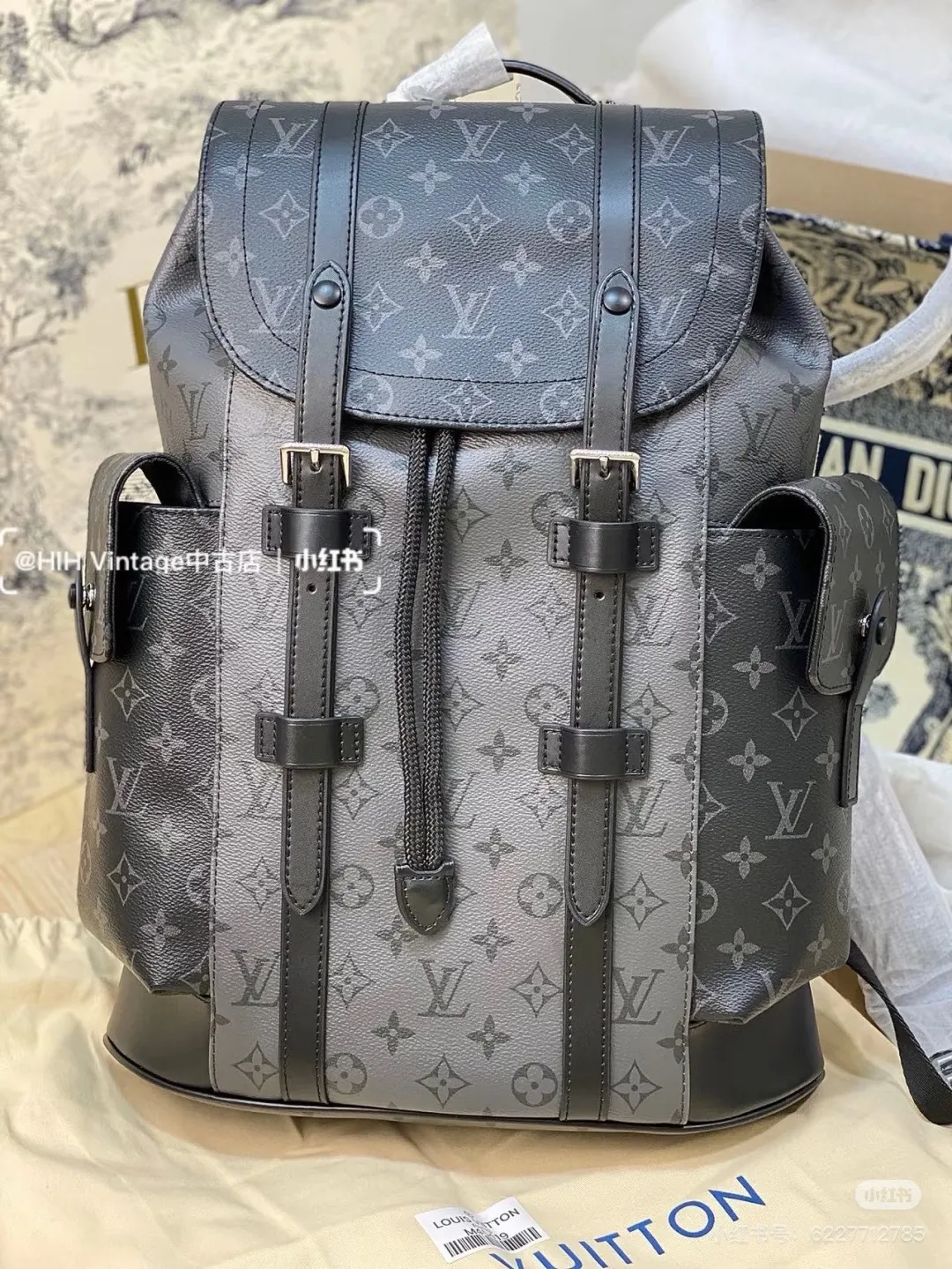 Tiro Monogram Coated Canvas Backpack D34518337 — view 5