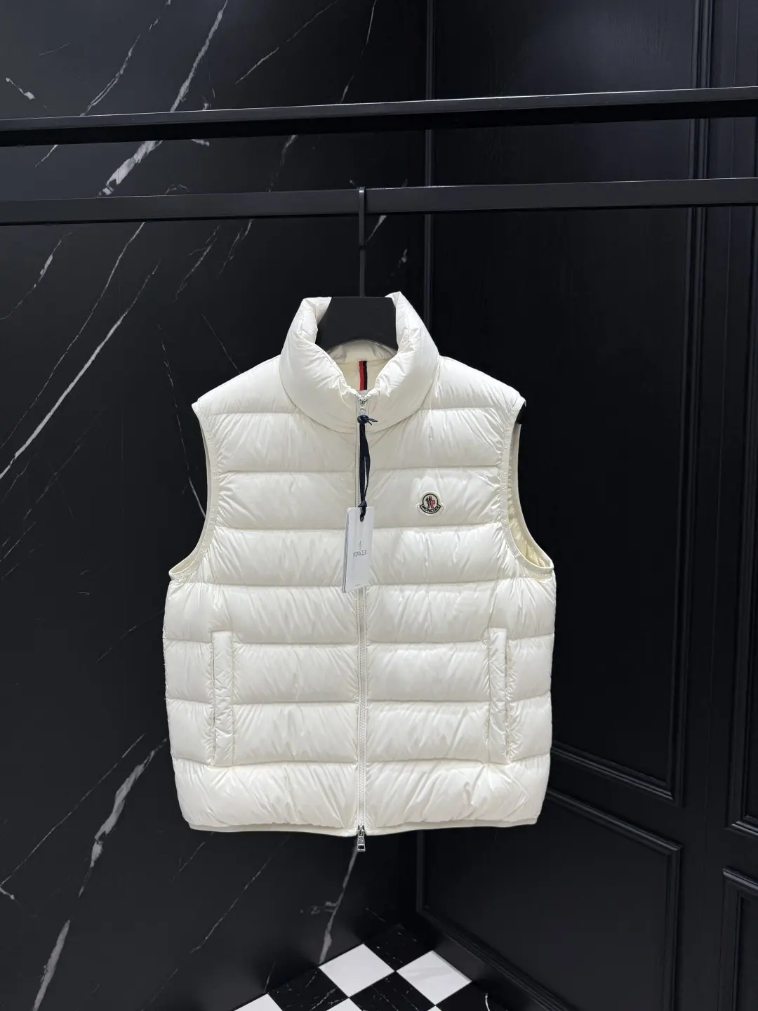Logo-Patch Quilted Down Gilet D47022138