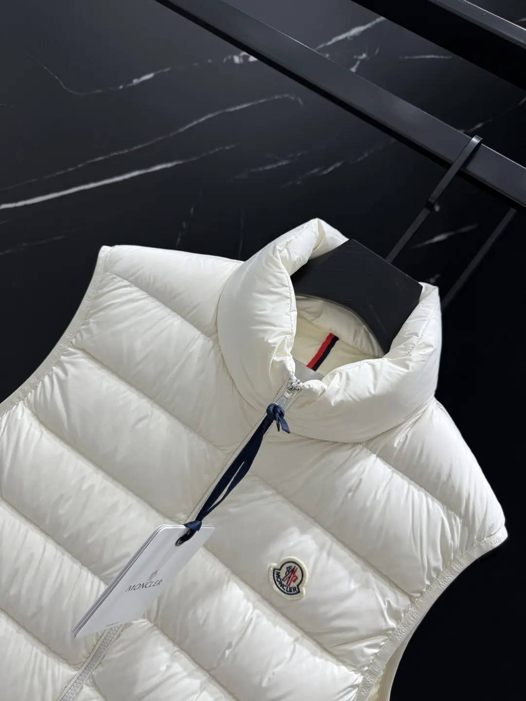 Logo-Patch Quilted Down Gilet D47022138 — view 3