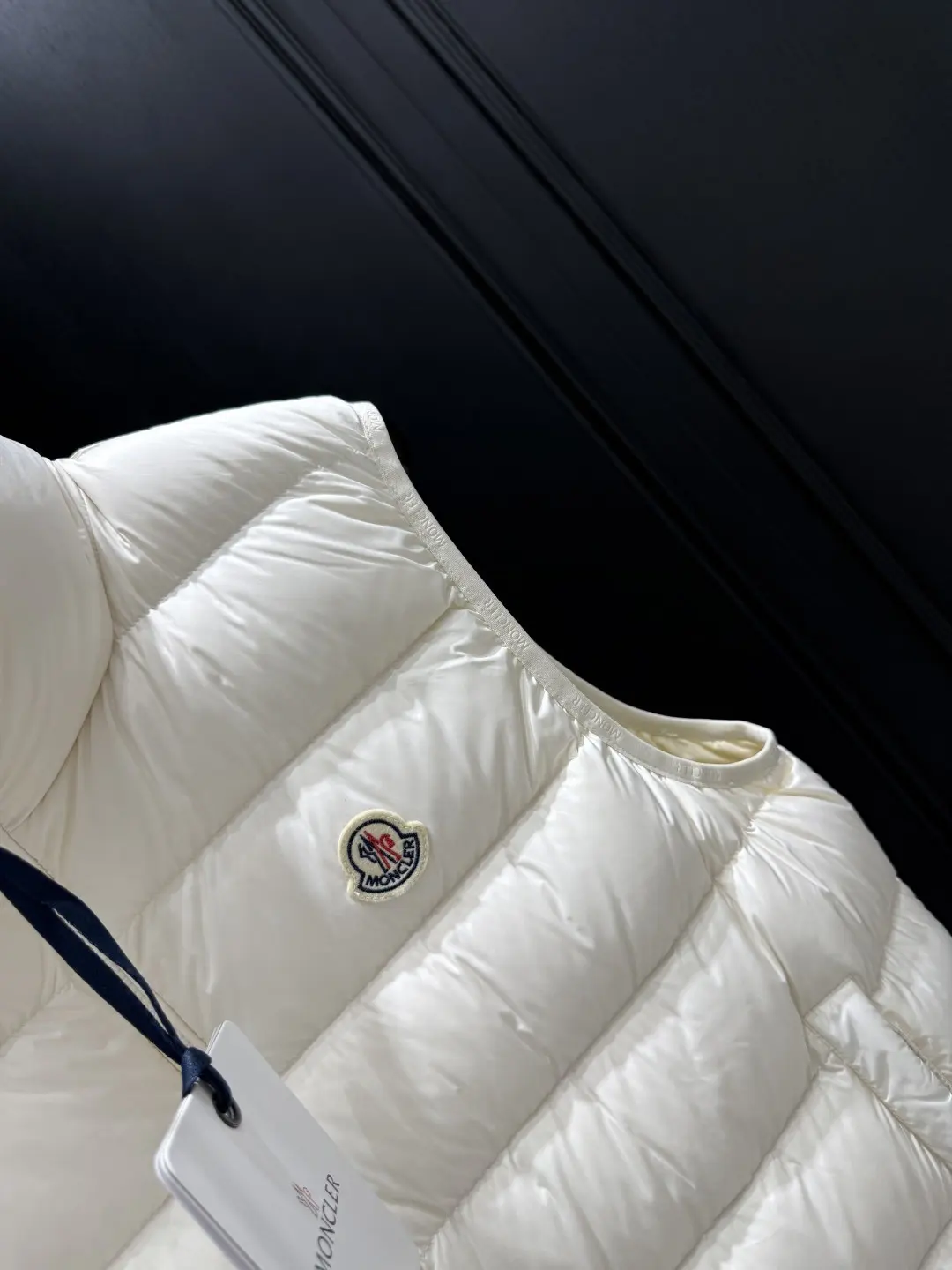 Logo-Patch Quilted Down Gilet D47022138 — view 4