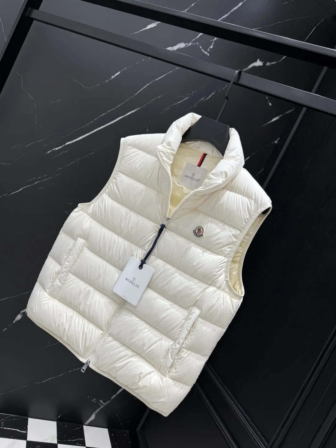 Logo-Patch Quilted Down Gilet D47022138 — view 7