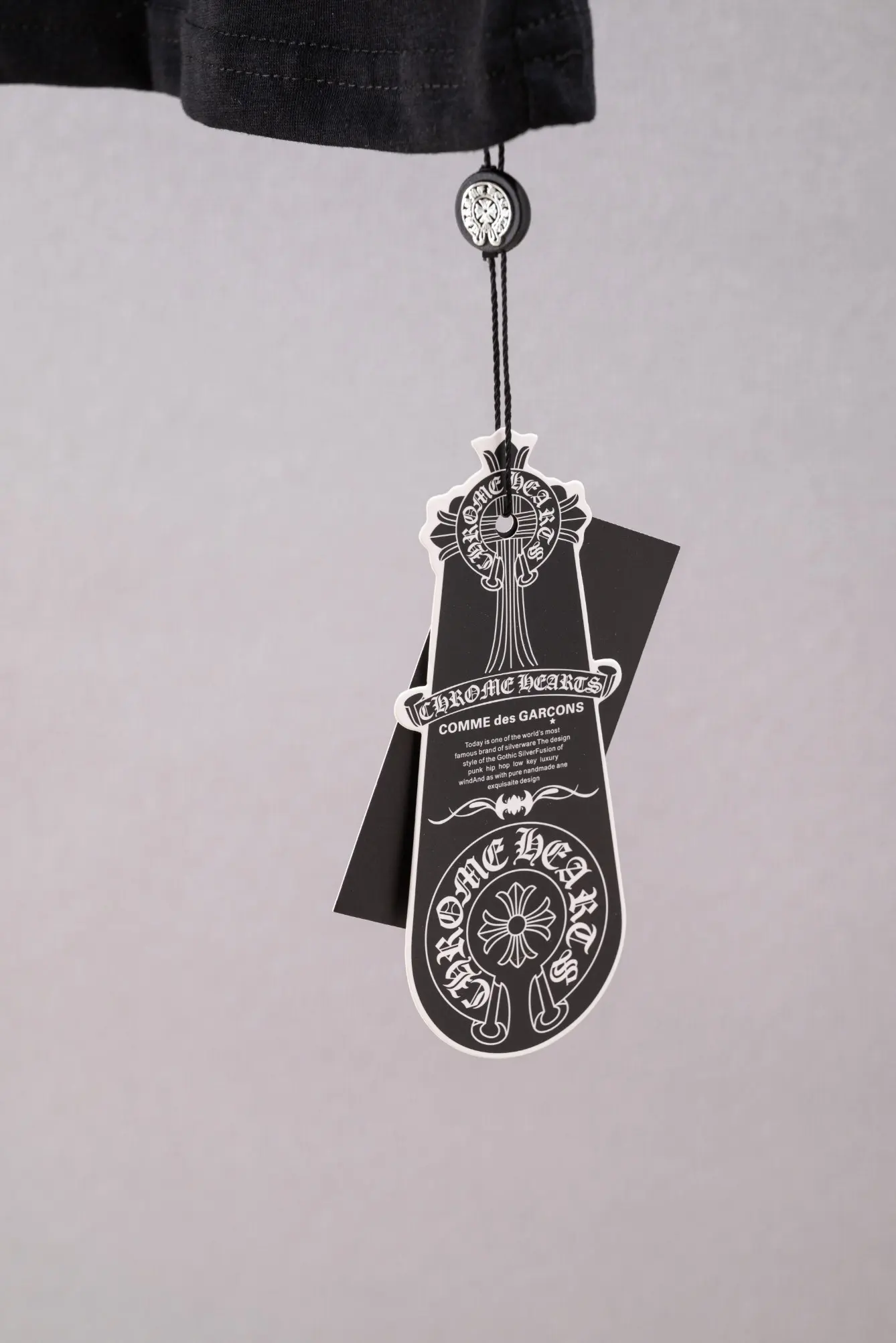 Chrome Hearts Logo V-Neck Slim-Fit T-Shirt D10919745 — view 11