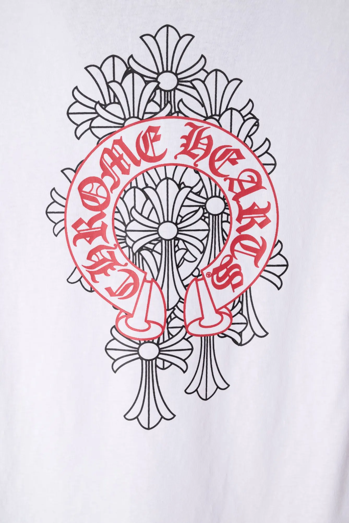 Logo Print V-Neck Slim T-Shirt D10919742 — view 5