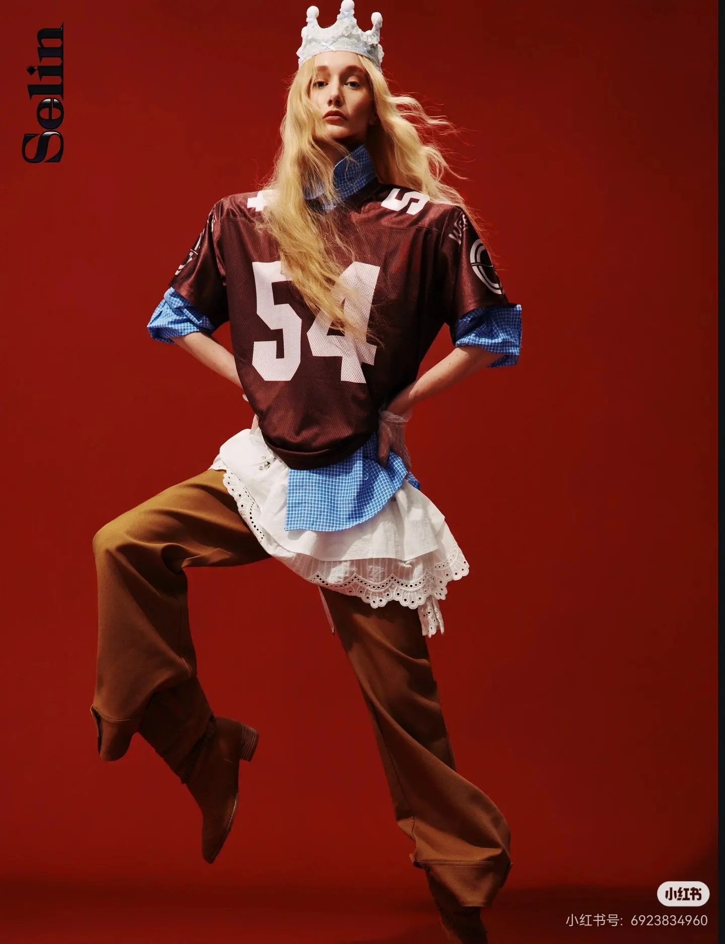 Cactus Jack x WWE Mesh Football Jersey D12923608 — view 3
