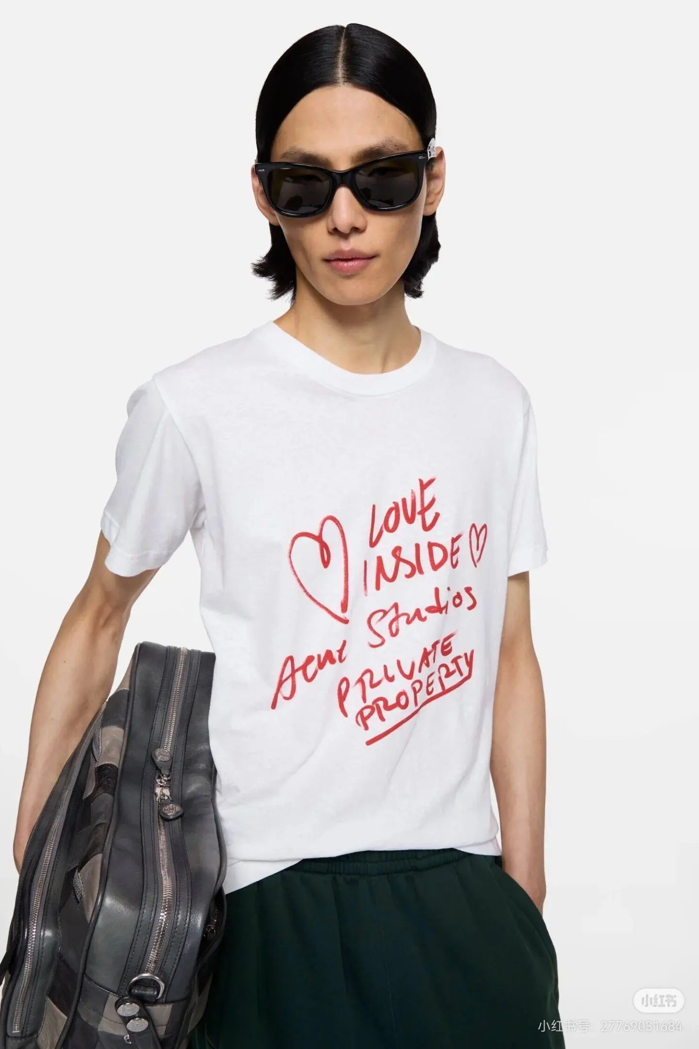 Acne Studios Layered Long-Sleeve Graphic T-Shirt D13523737 — view 2