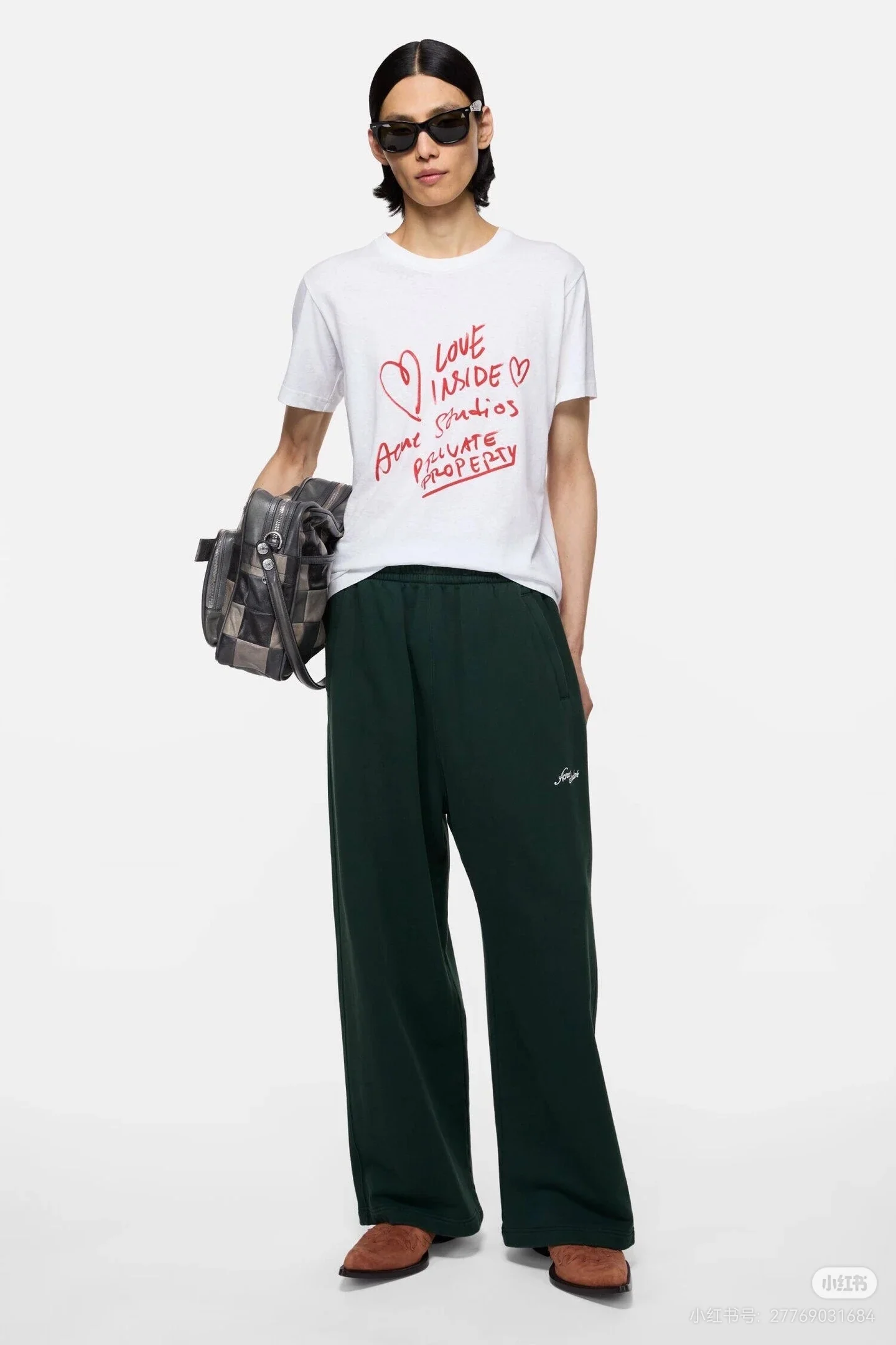 Acne Studios Layered Long-Sleeve Graphic T-Shirt D13523737 — view 3