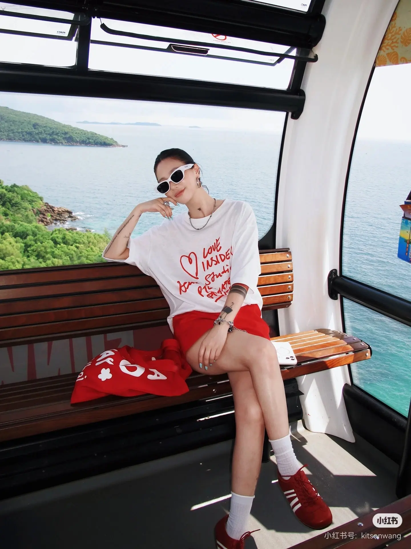 Acne Studios Layered Long-Sleeve Graphic T-Shirt D13523737 — view 5