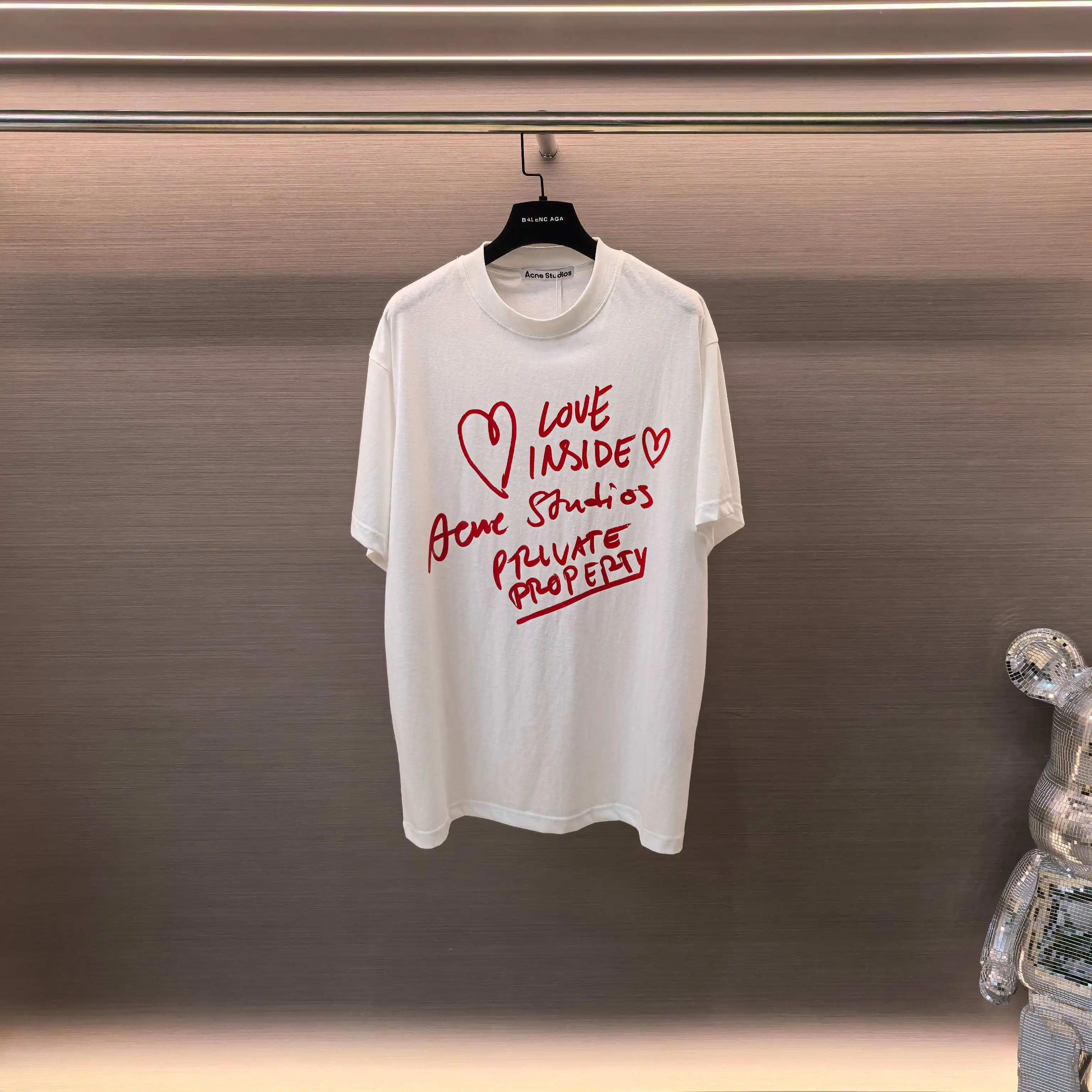 Acne Studios Heart Graphic Long-Sleeve T-Shirt D13523735