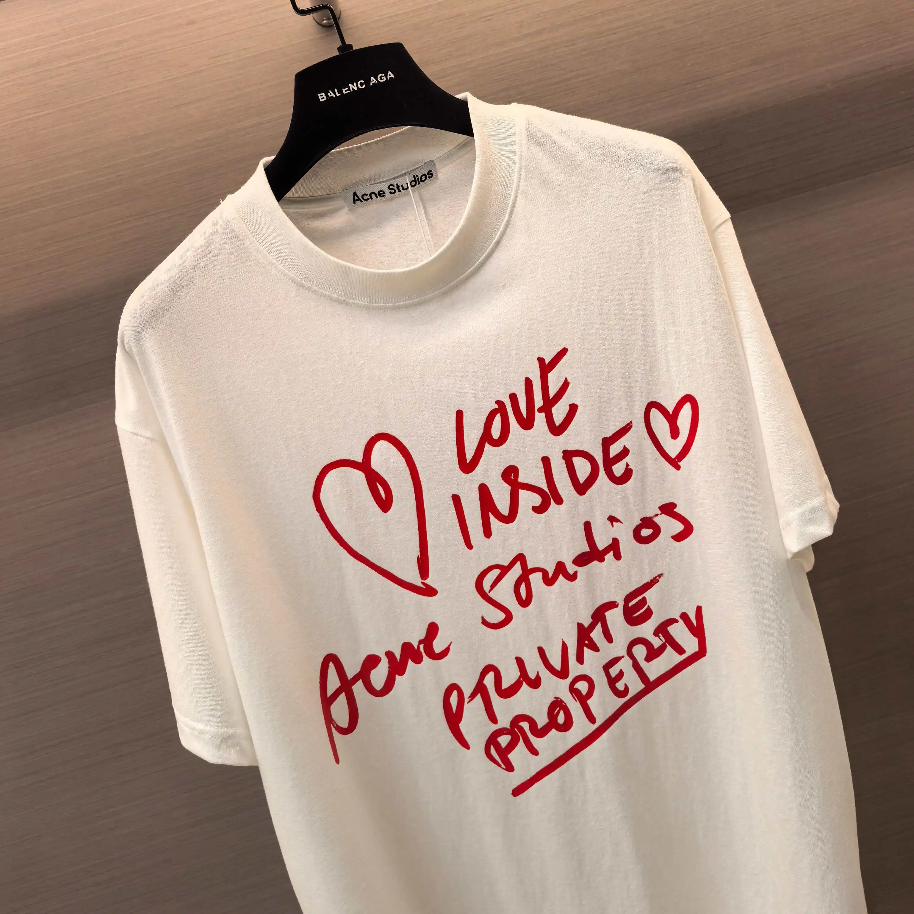 Acne Studios Heart Graphic Long-Sleeve T-Shirt D13523735 — view 3