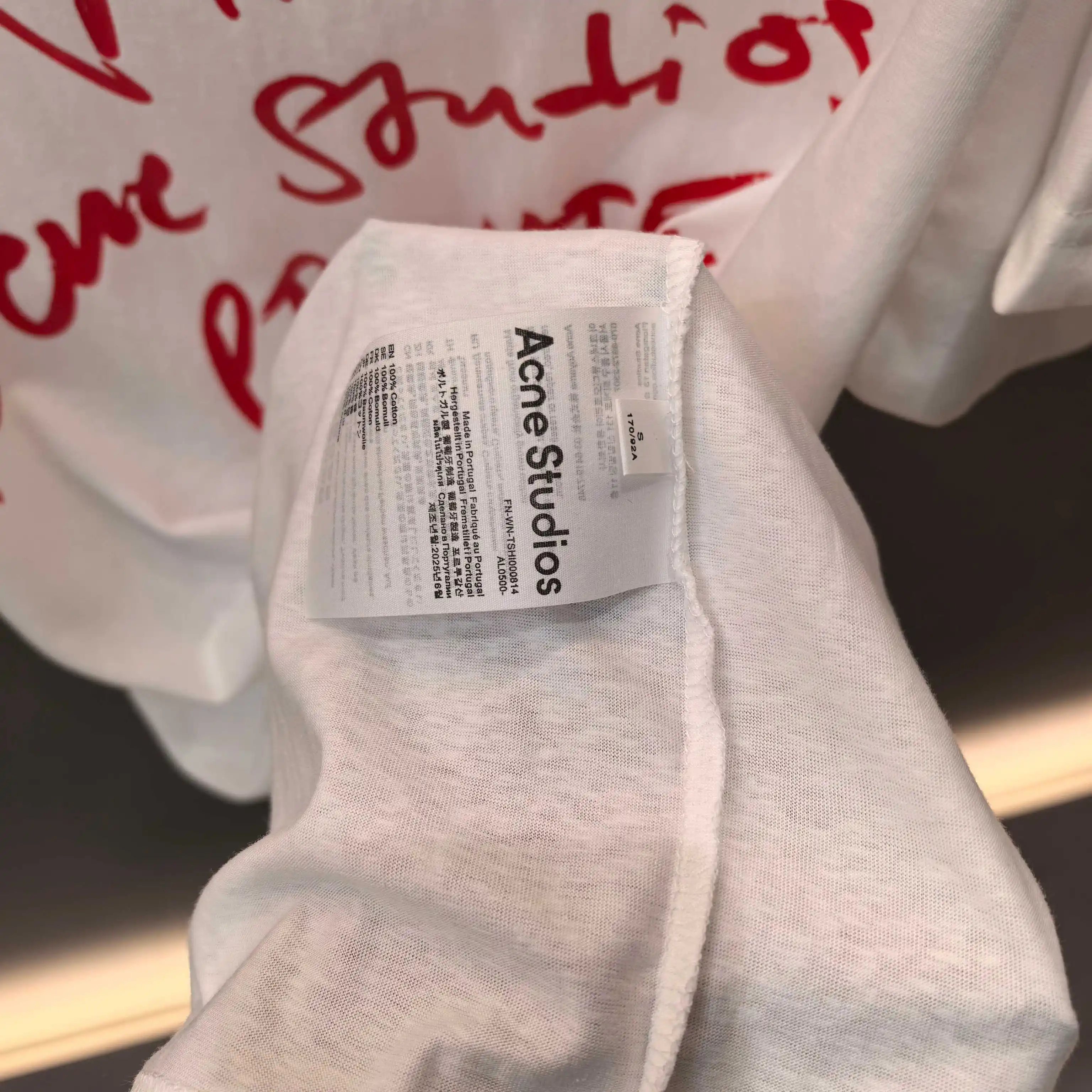 Acne Studios Heart Graphic Long-Sleeve T-Shirt D13523735 — view 5