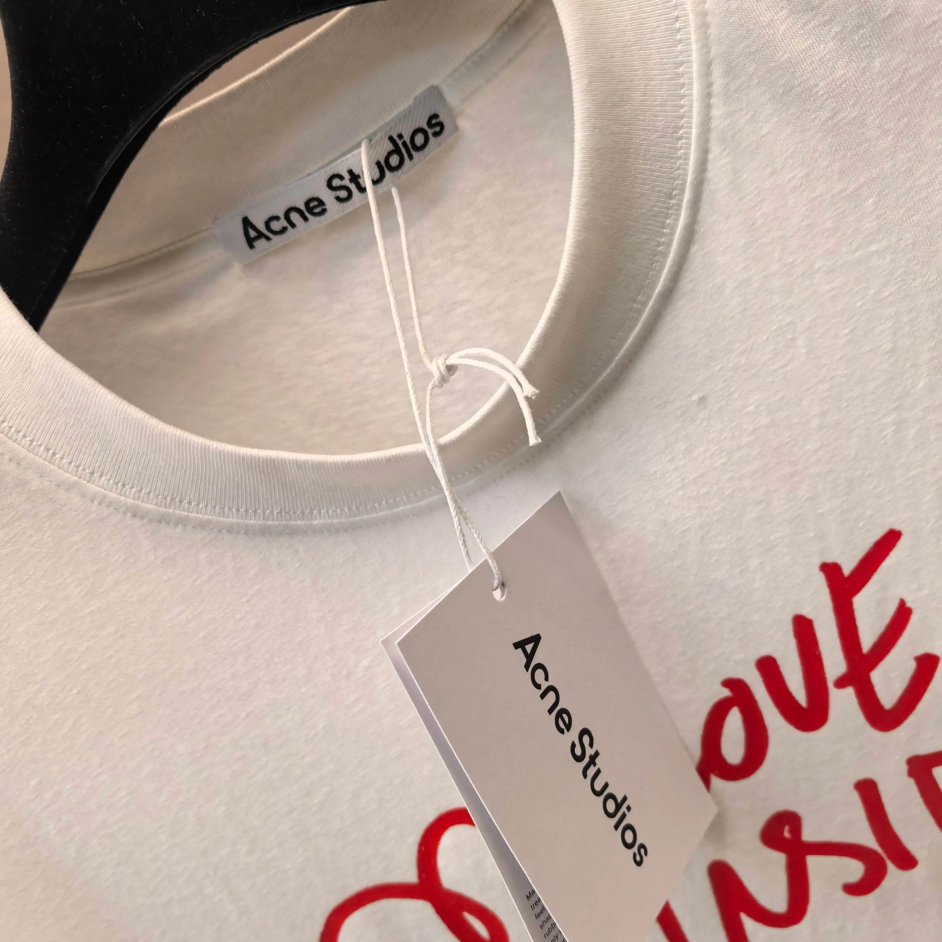 Acne Studios Heart Graphic Long-Sleeve T-Shirt D13523735 — view 6