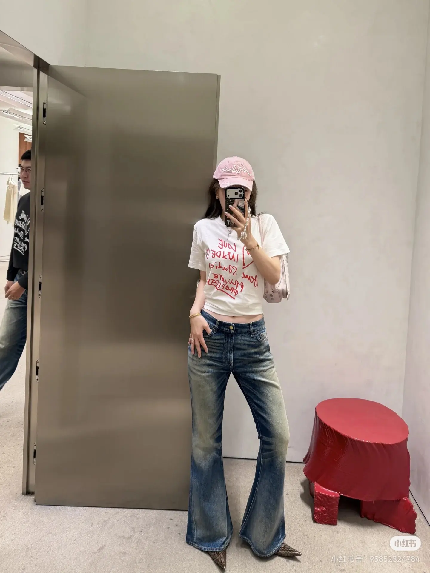 Acne Studios Heart Graphic Long-Sleeve T-Shirt D13523736 — view 5