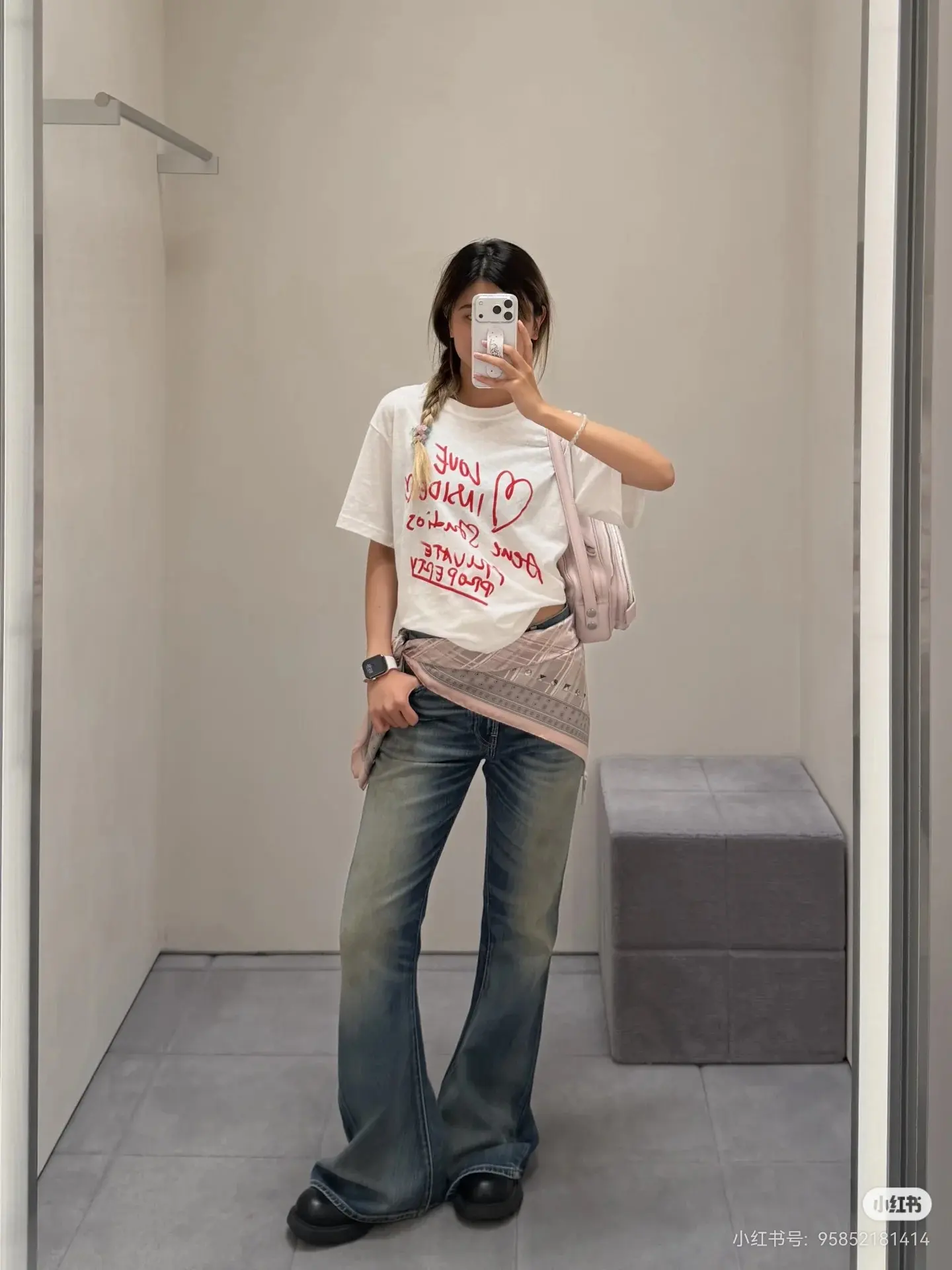 Acne Studios Heart Graphic Long-Sleeve T-Shirt D13523736 — view 6
