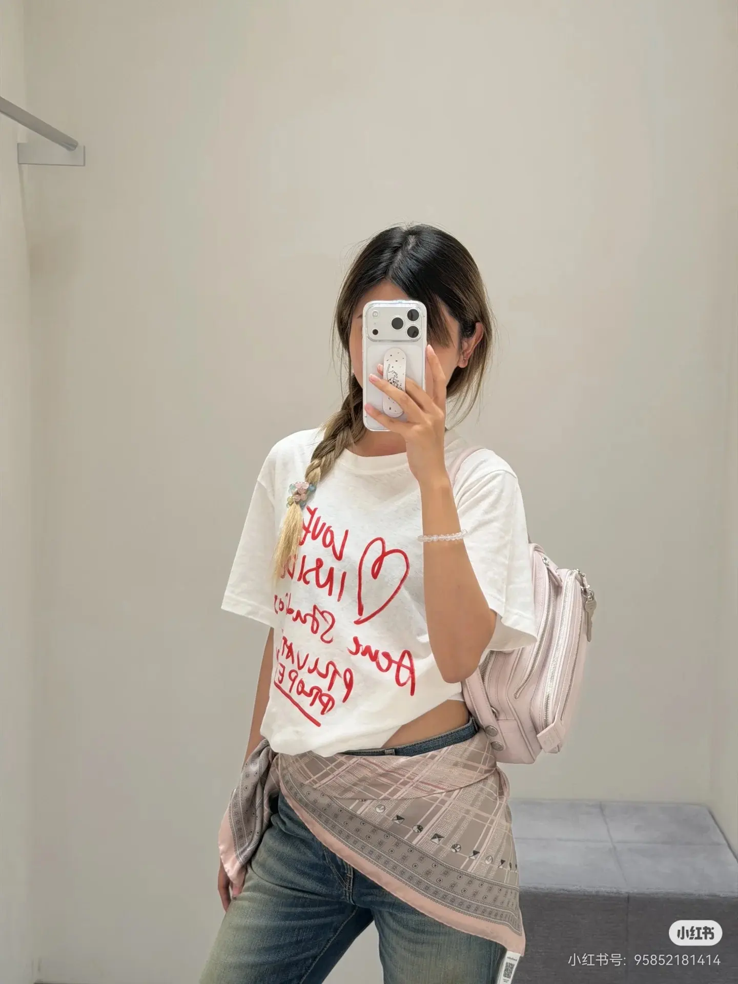 Acne Studios Heart Graphic Long-Sleeve T-Shirt D13523736 — view 7