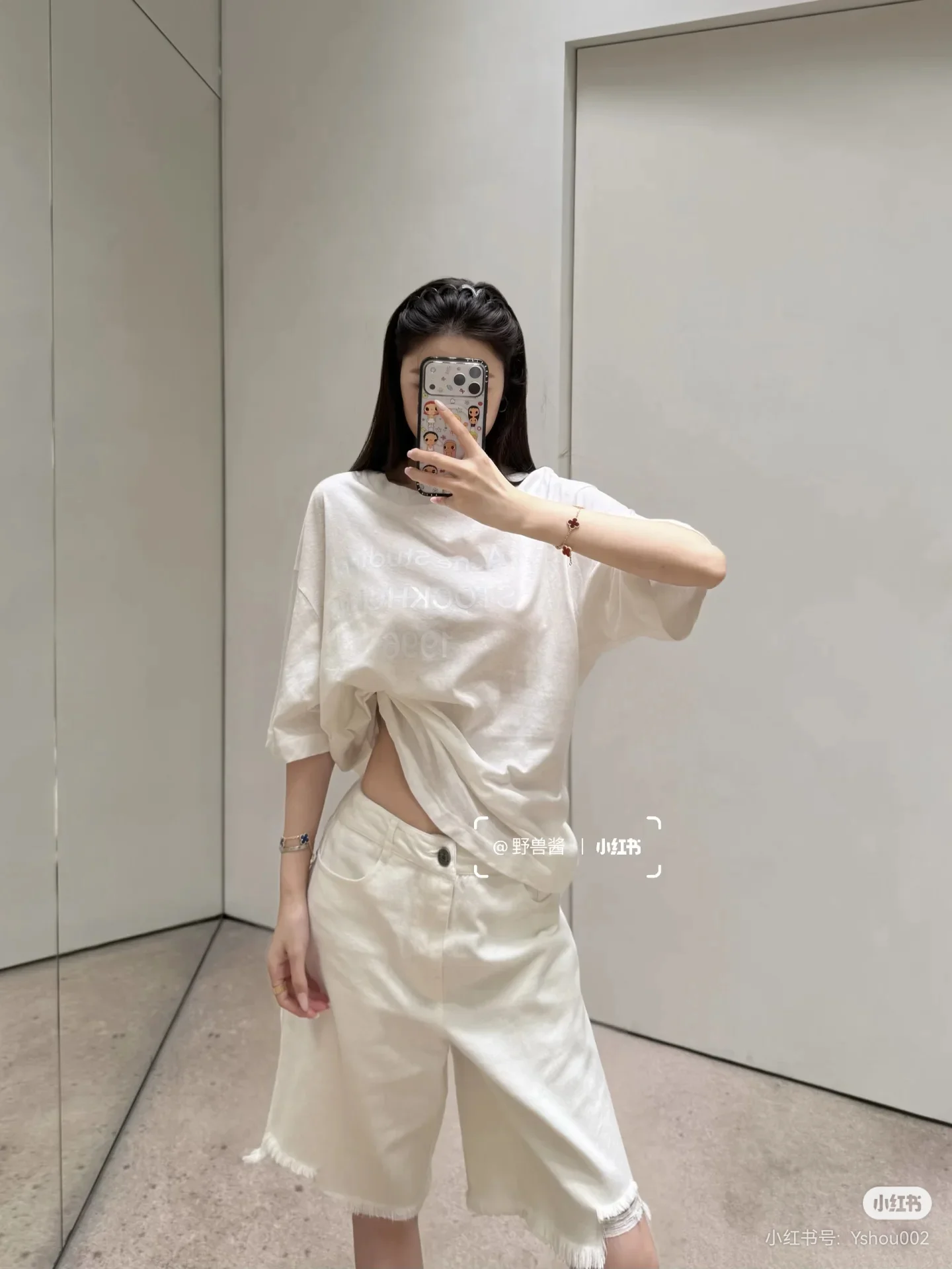 1996 Logo-Print Linen-Blend T-Shirt D13523760 — view 3