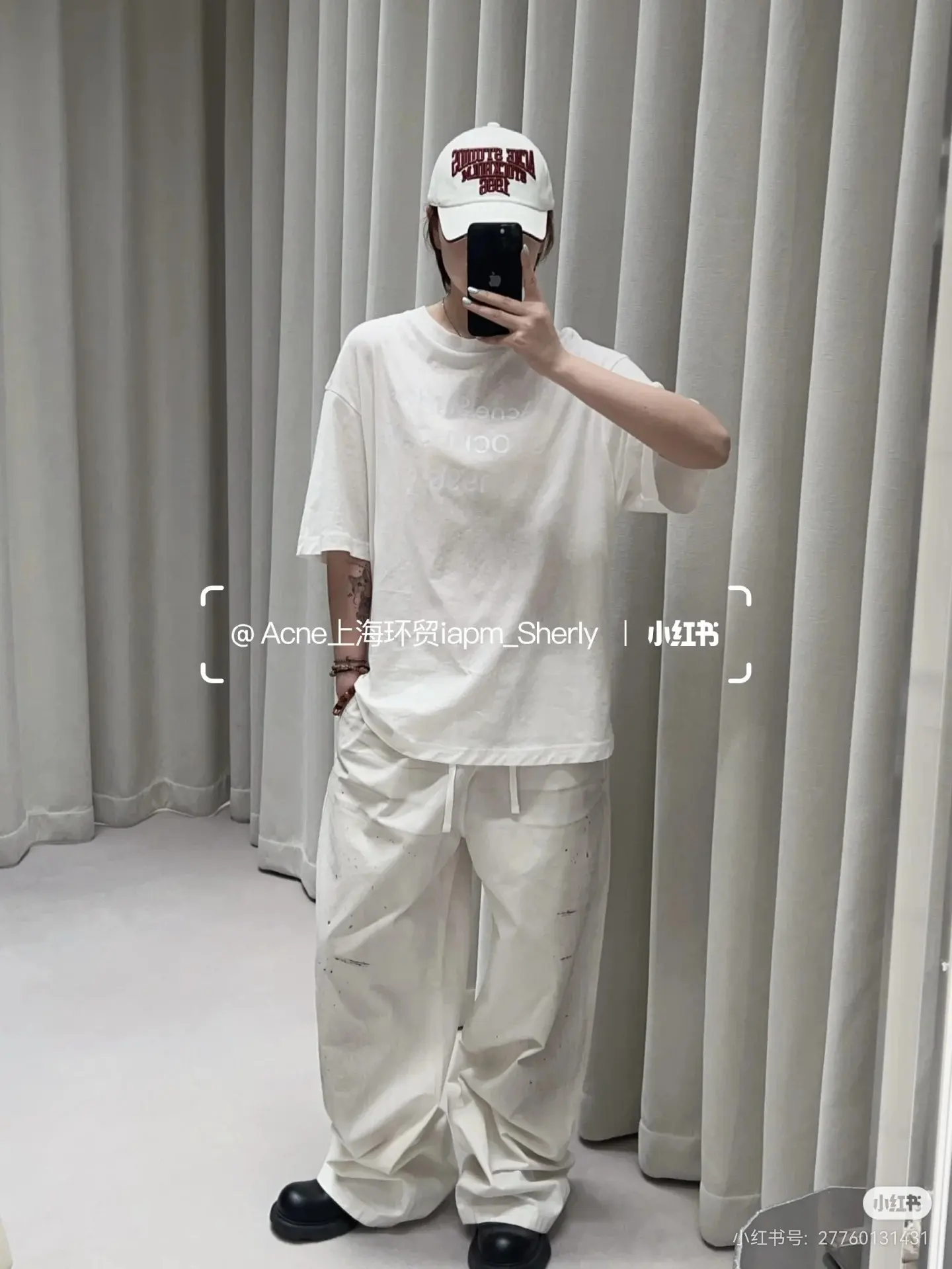 1996 Logo-Print Linen-Blend T-Shirt D13523760 — view 4
