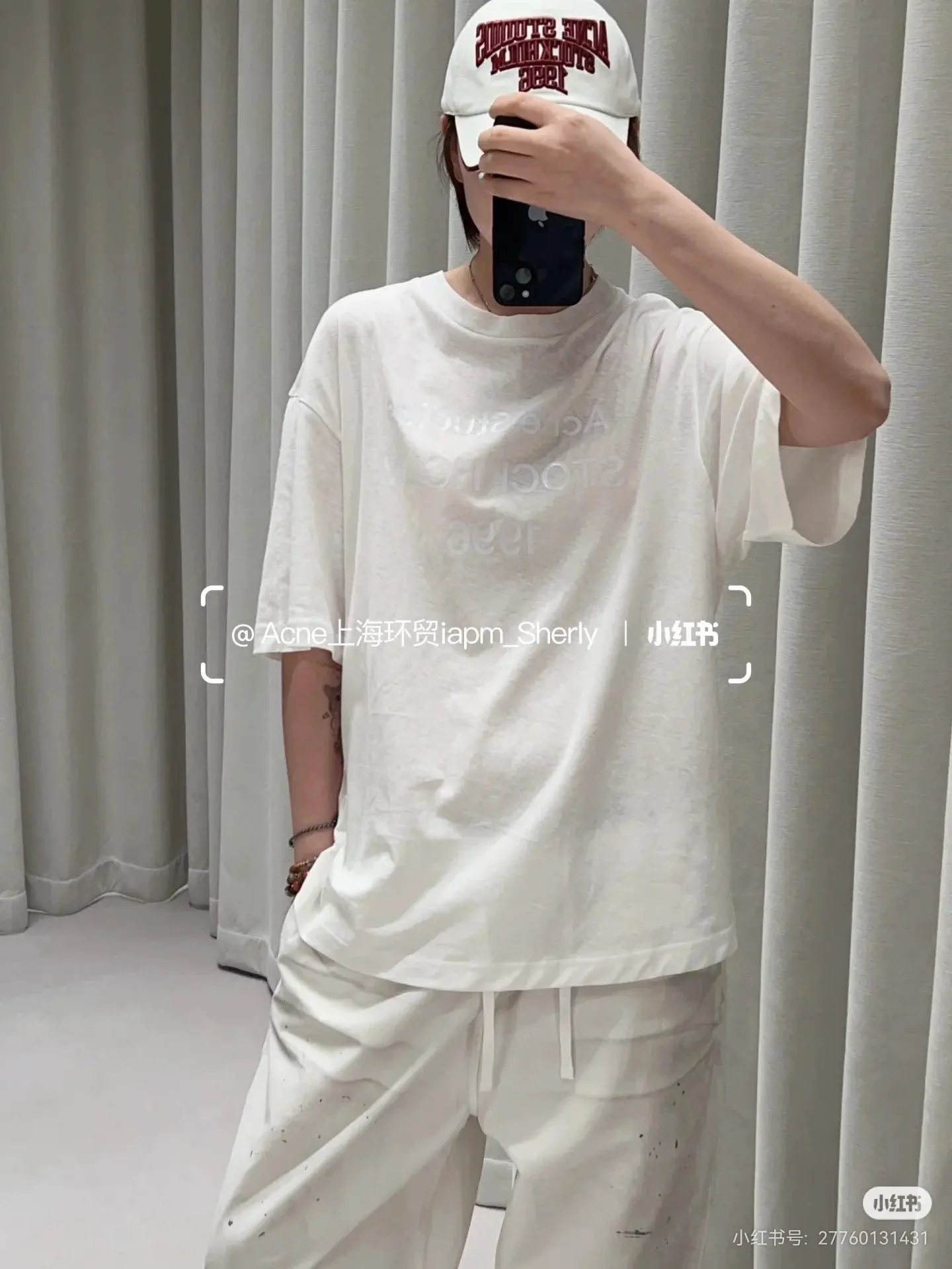 1996 Logo-Print Linen-Blend T-Shirt D13523760 — view 5