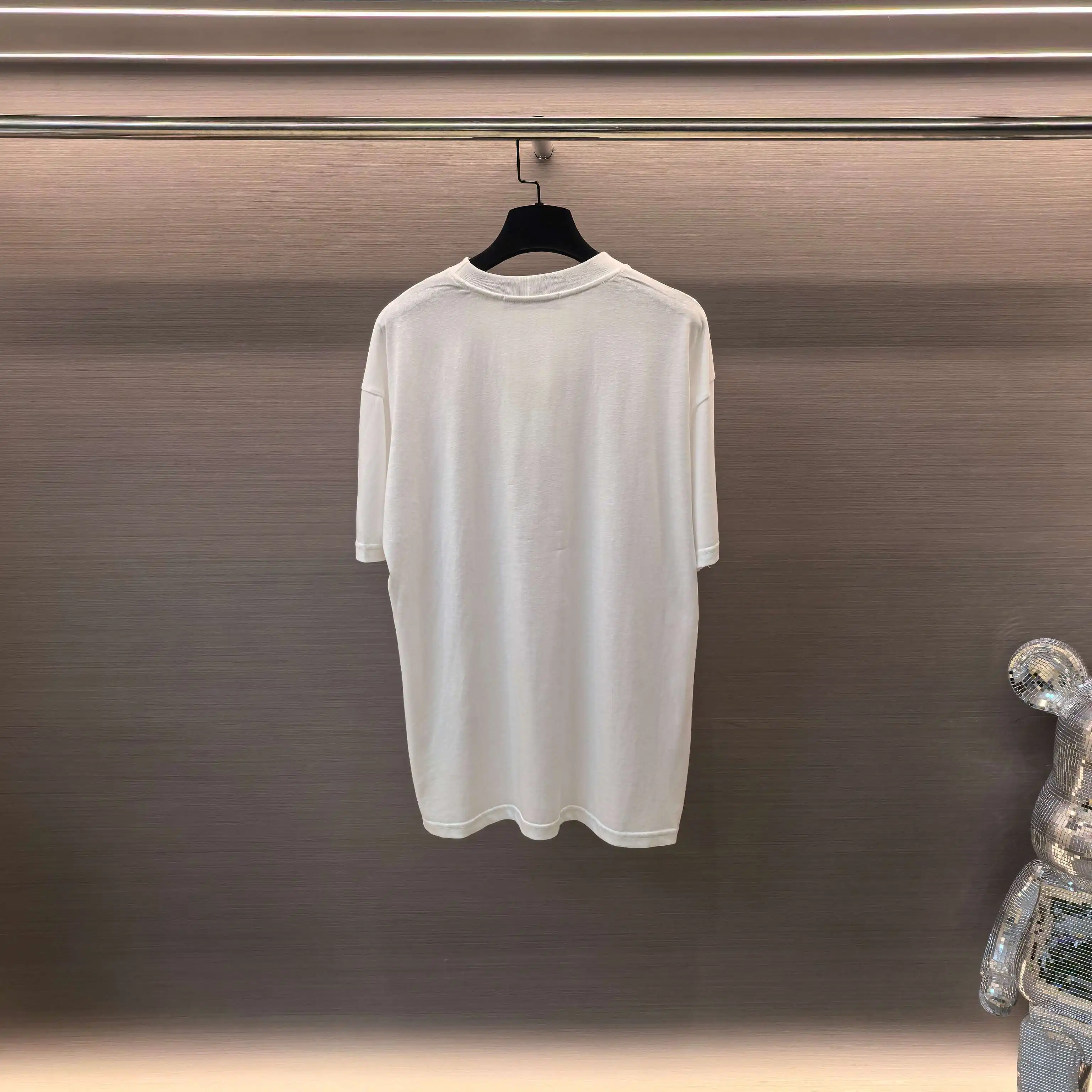 Acne Studios 1996 Logo Linen-Blend T-Shirt D13523759 — view 3