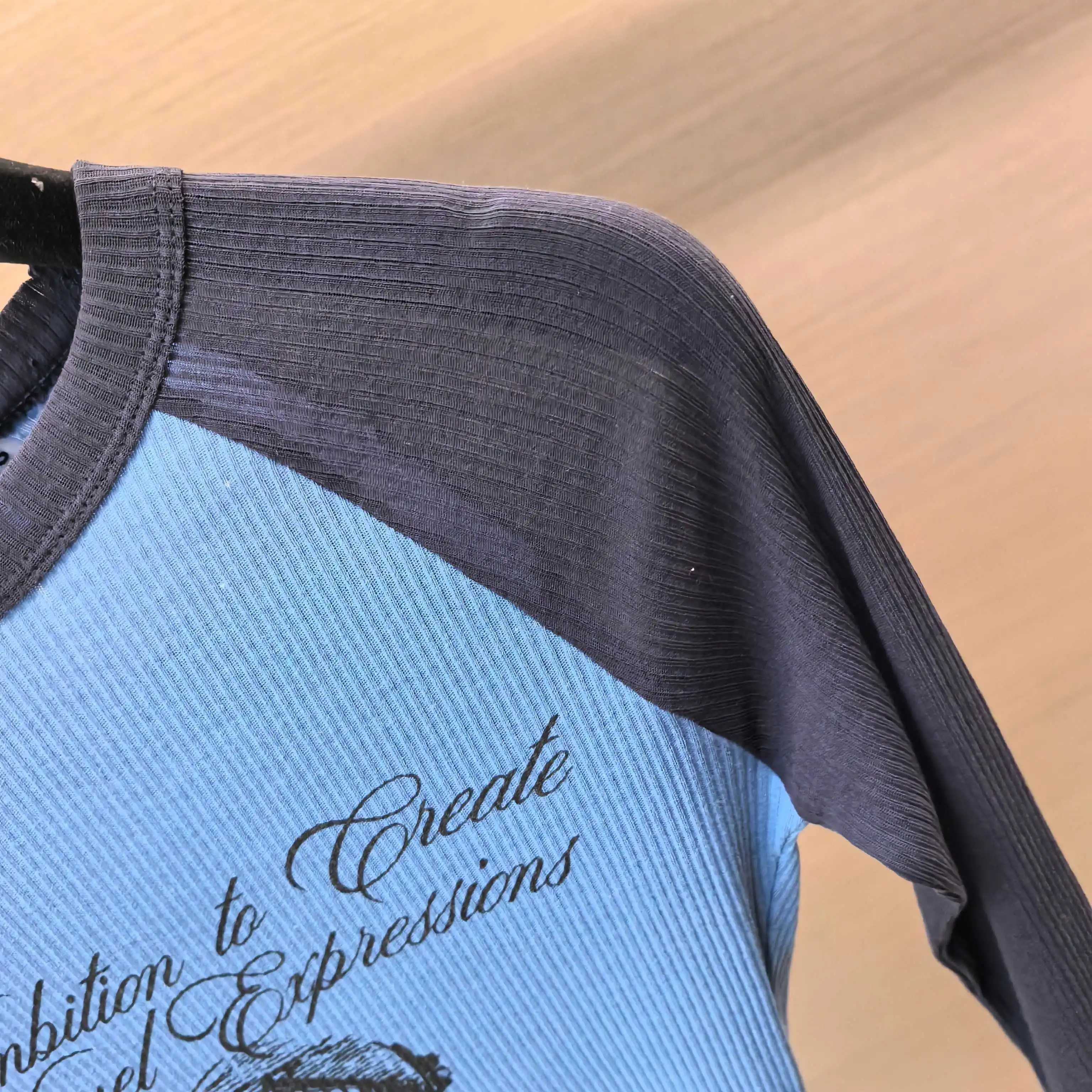 Acne Studios Raglan Graphic Ribbed T-Shirt D13523729 — view 7
