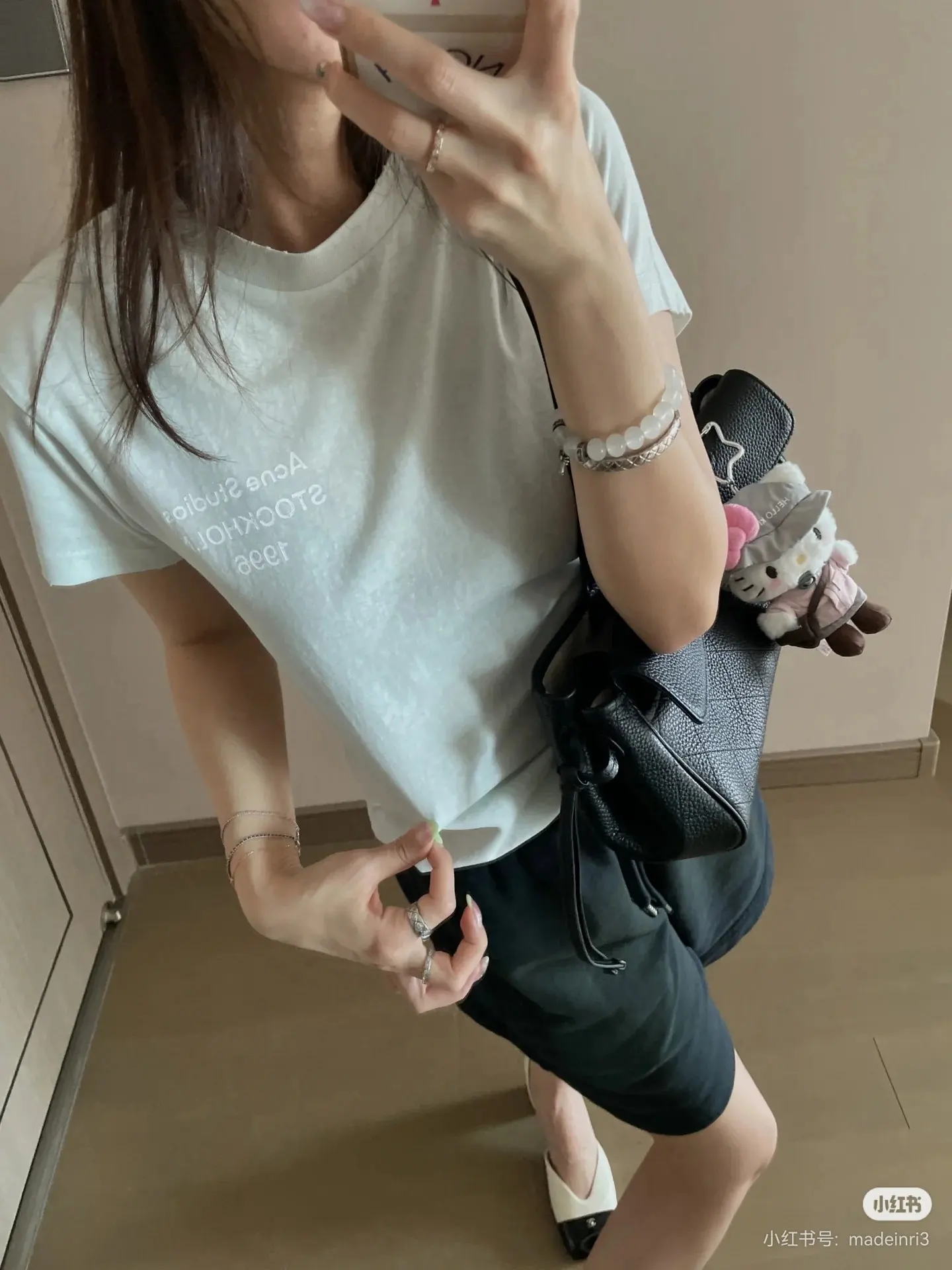 Logo Print Cotton-Linen T-Shirt D13523842 — view 7