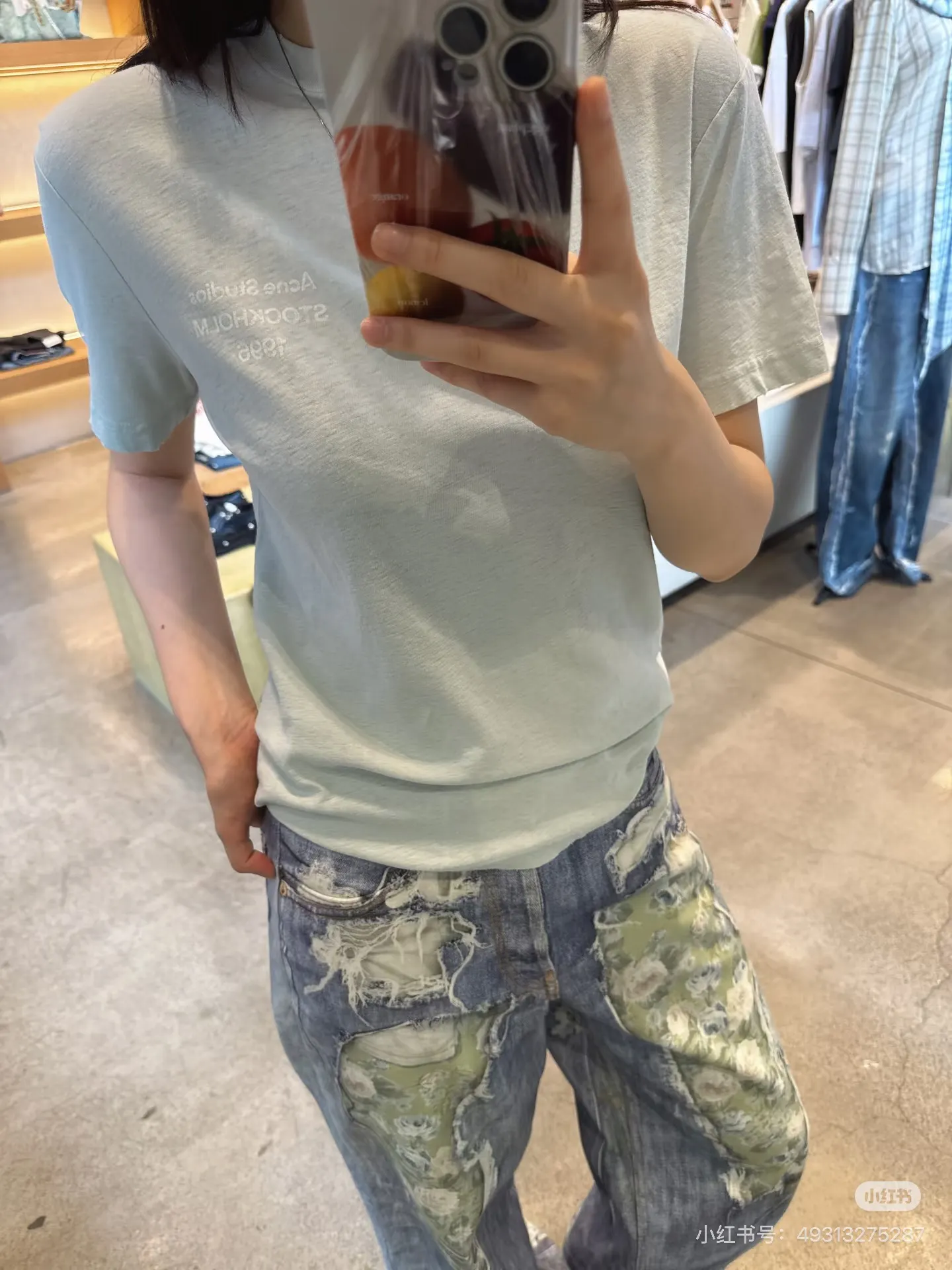 Logo-Print Cotton-Blend T-Shirt D13523844 — view 2