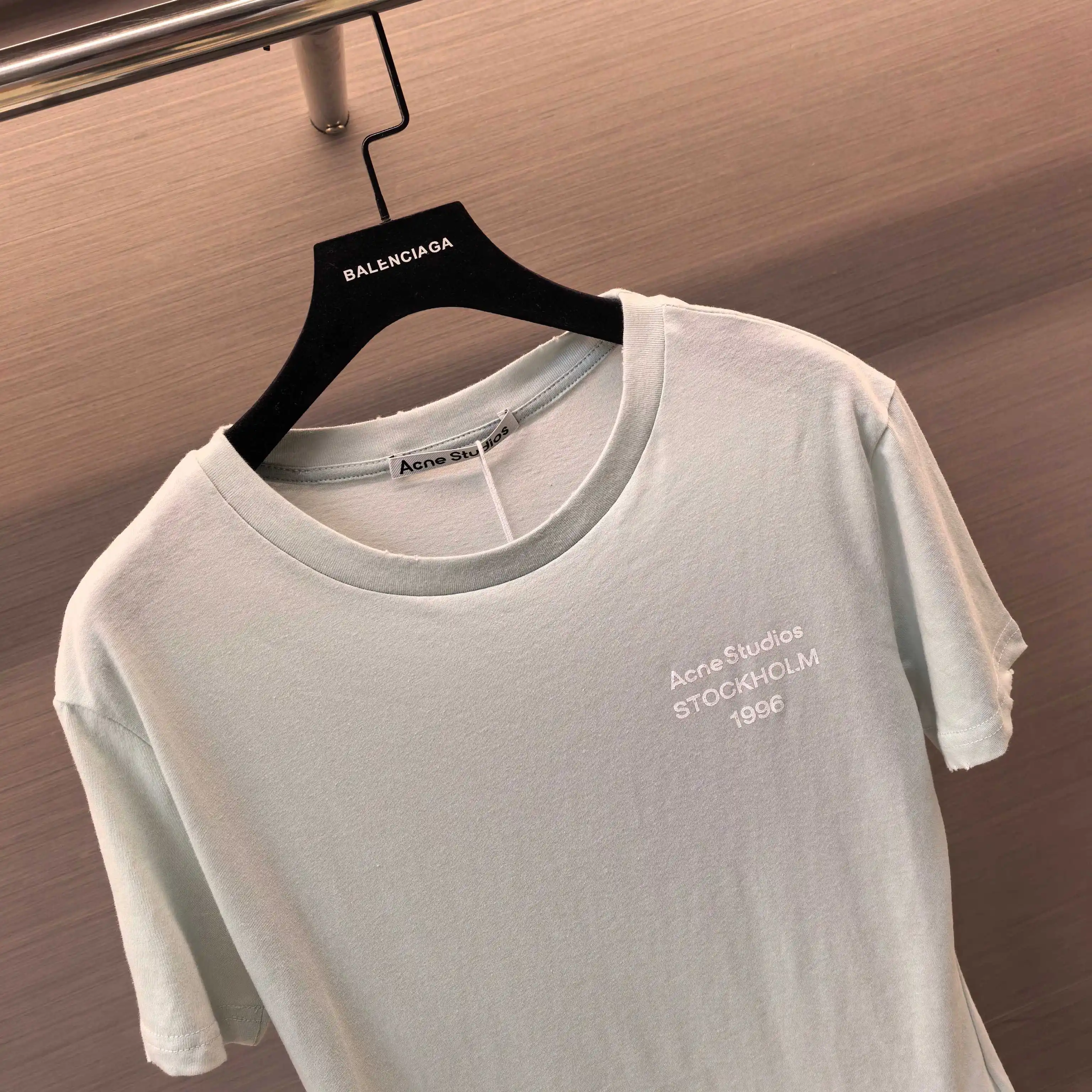 Logo Print Cotton-Linen T-Shirt D13523843 — view 4