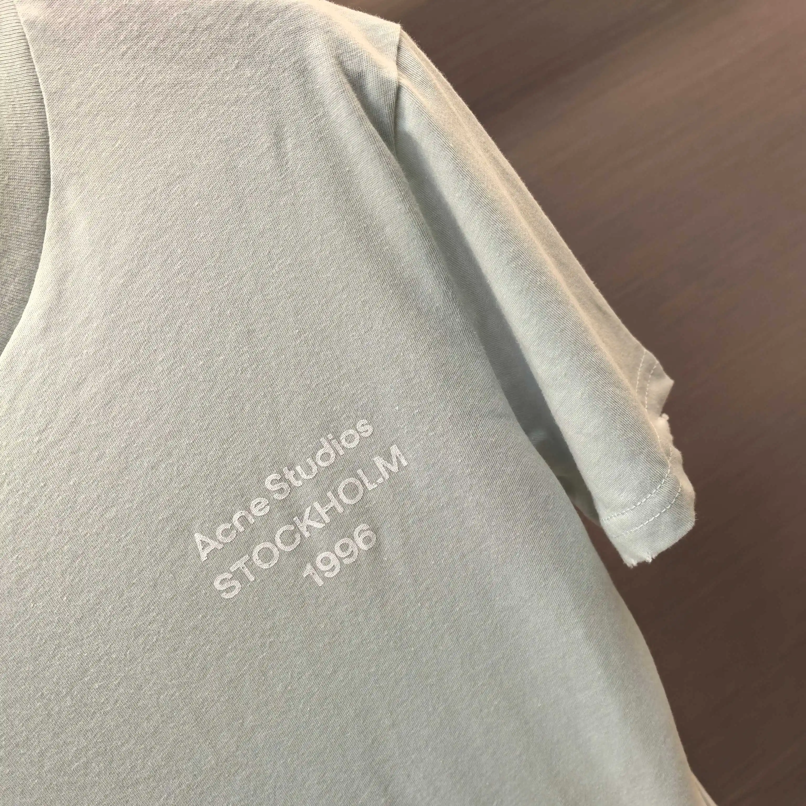 Logo Print Cotton-Linen T-Shirt D13523843 — view 8