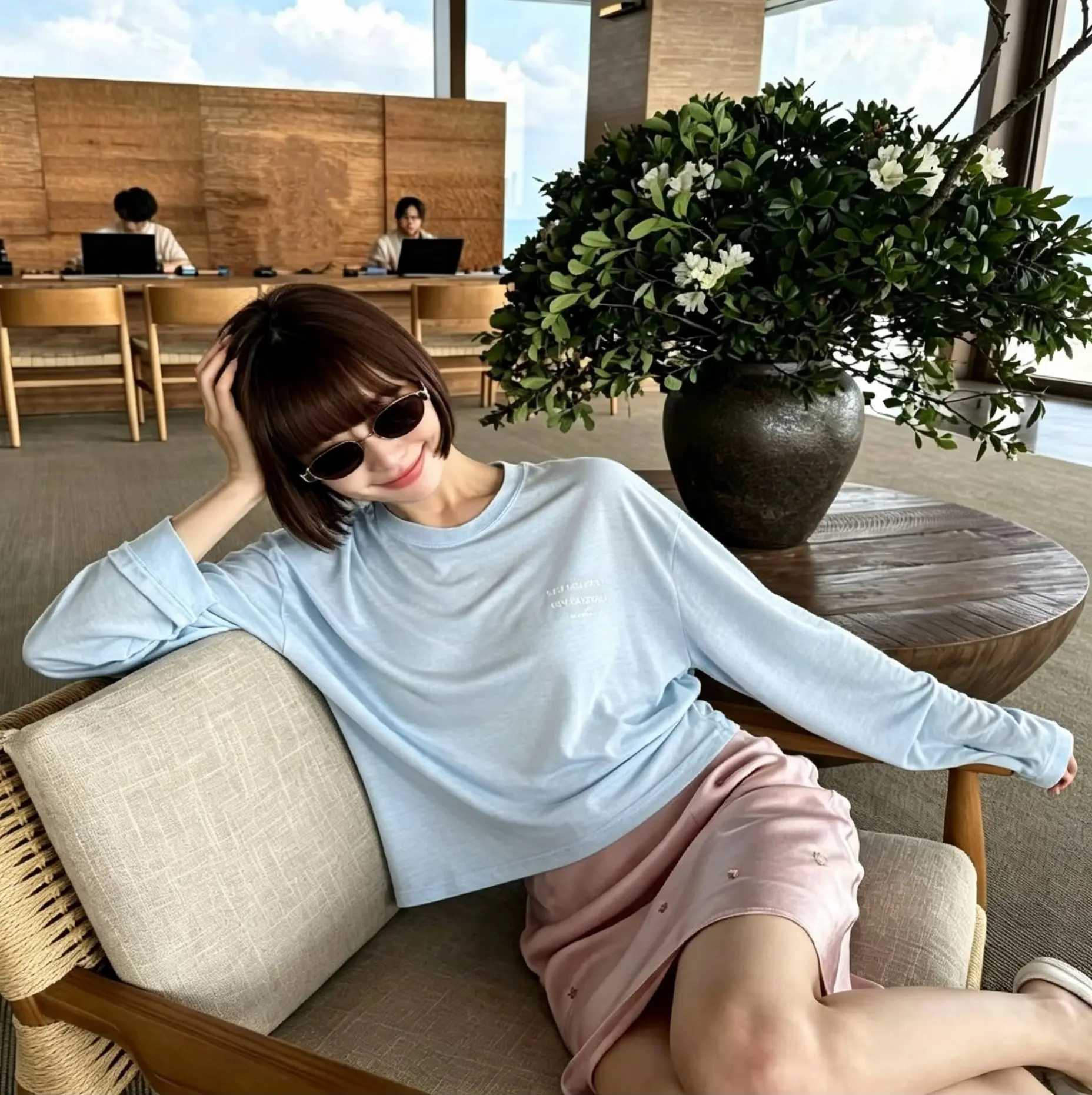 Acne Studios 1996 Logo Long-Sleeve T-Shirt D13523801 — view 7