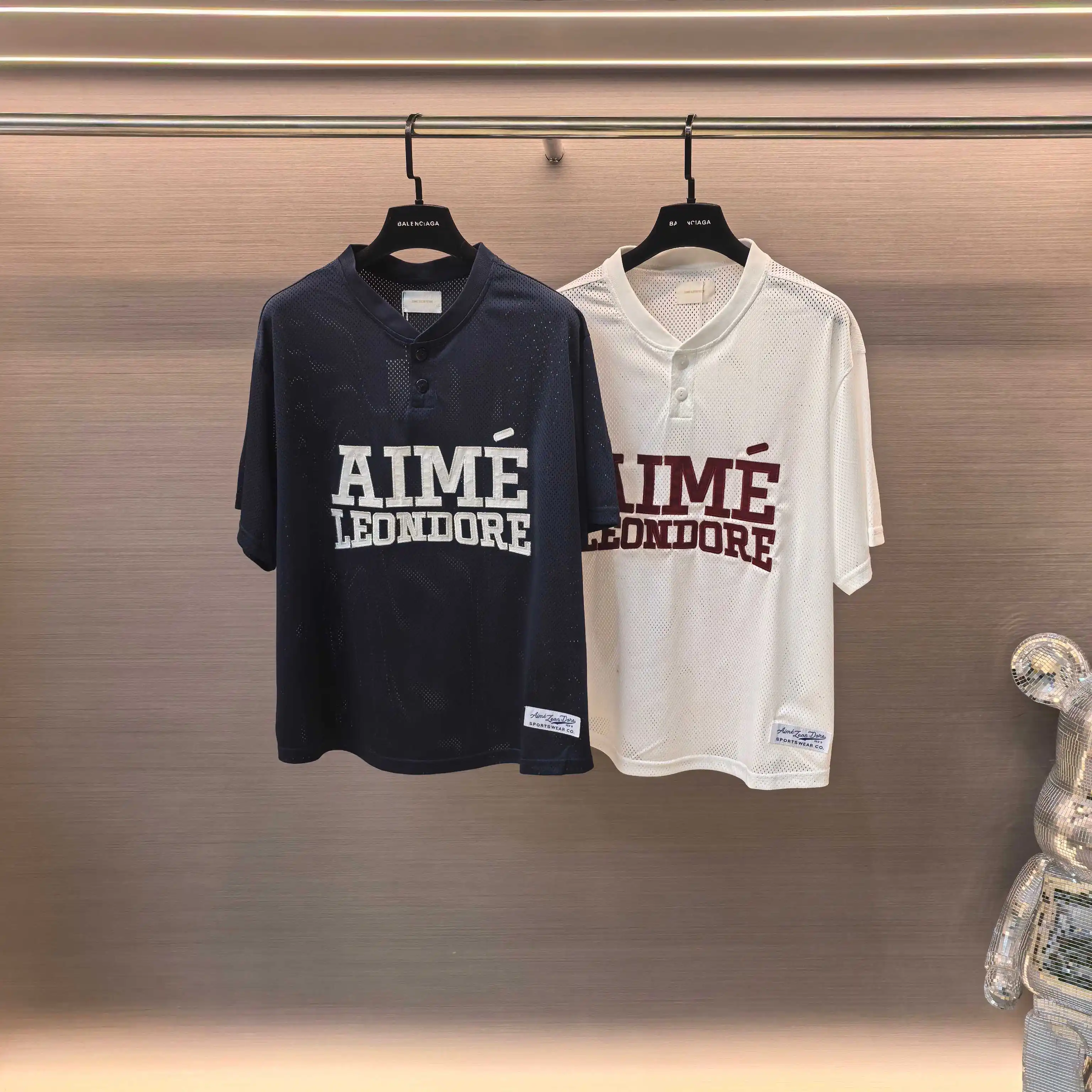 Mesh Henley Baseball T-Shirt D13523761