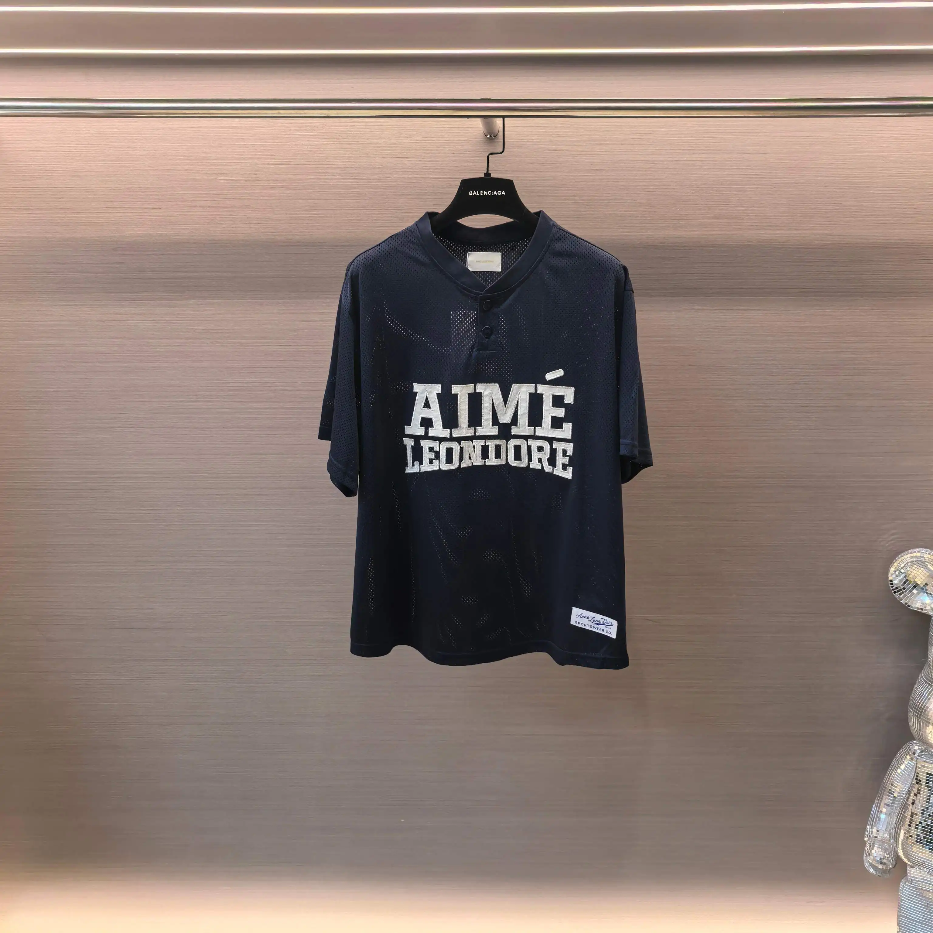 Mesh Henley Baseball T-Shirt D13523761 — view 2