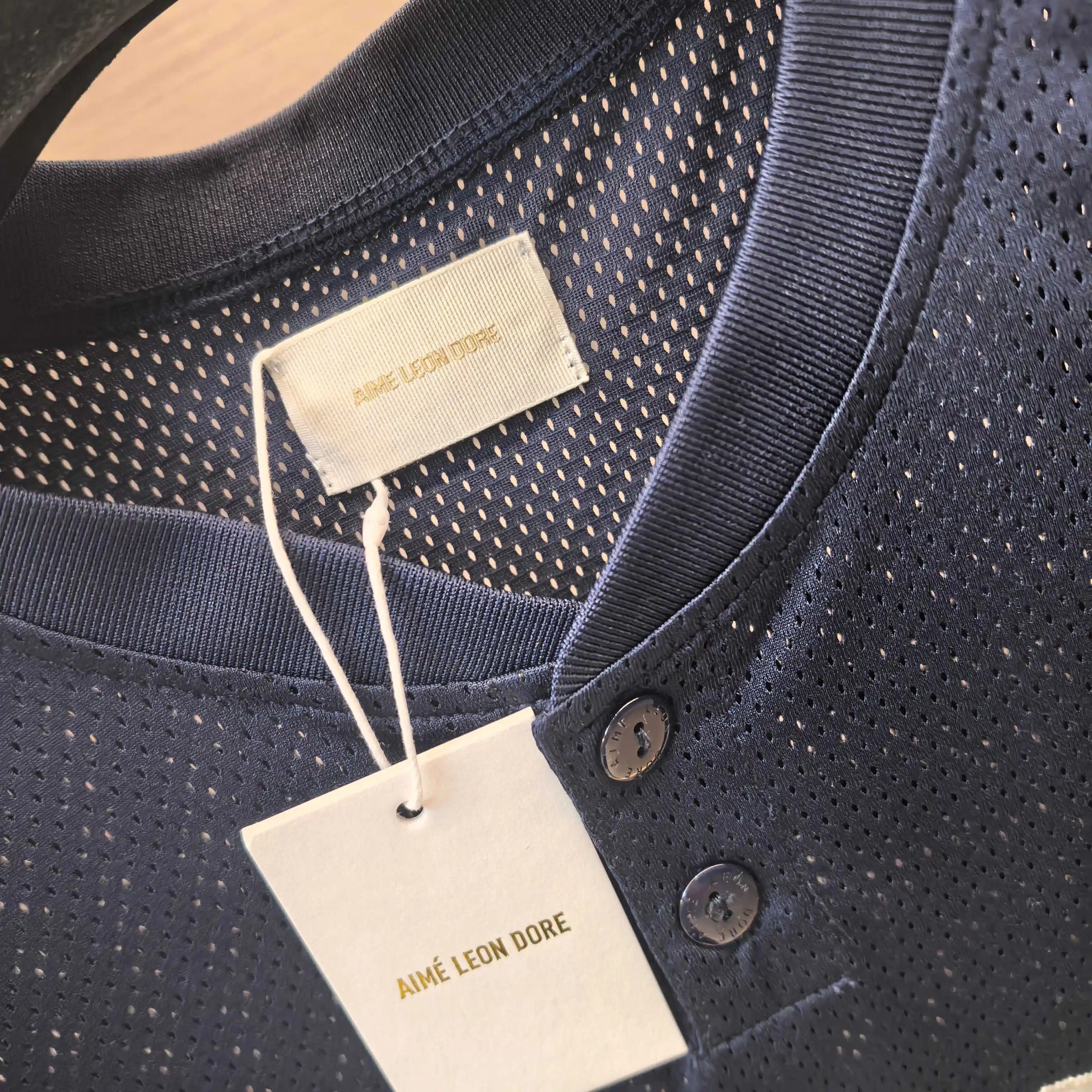 Mesh Henley Baseball T-Shirt D13523761 — view 6
