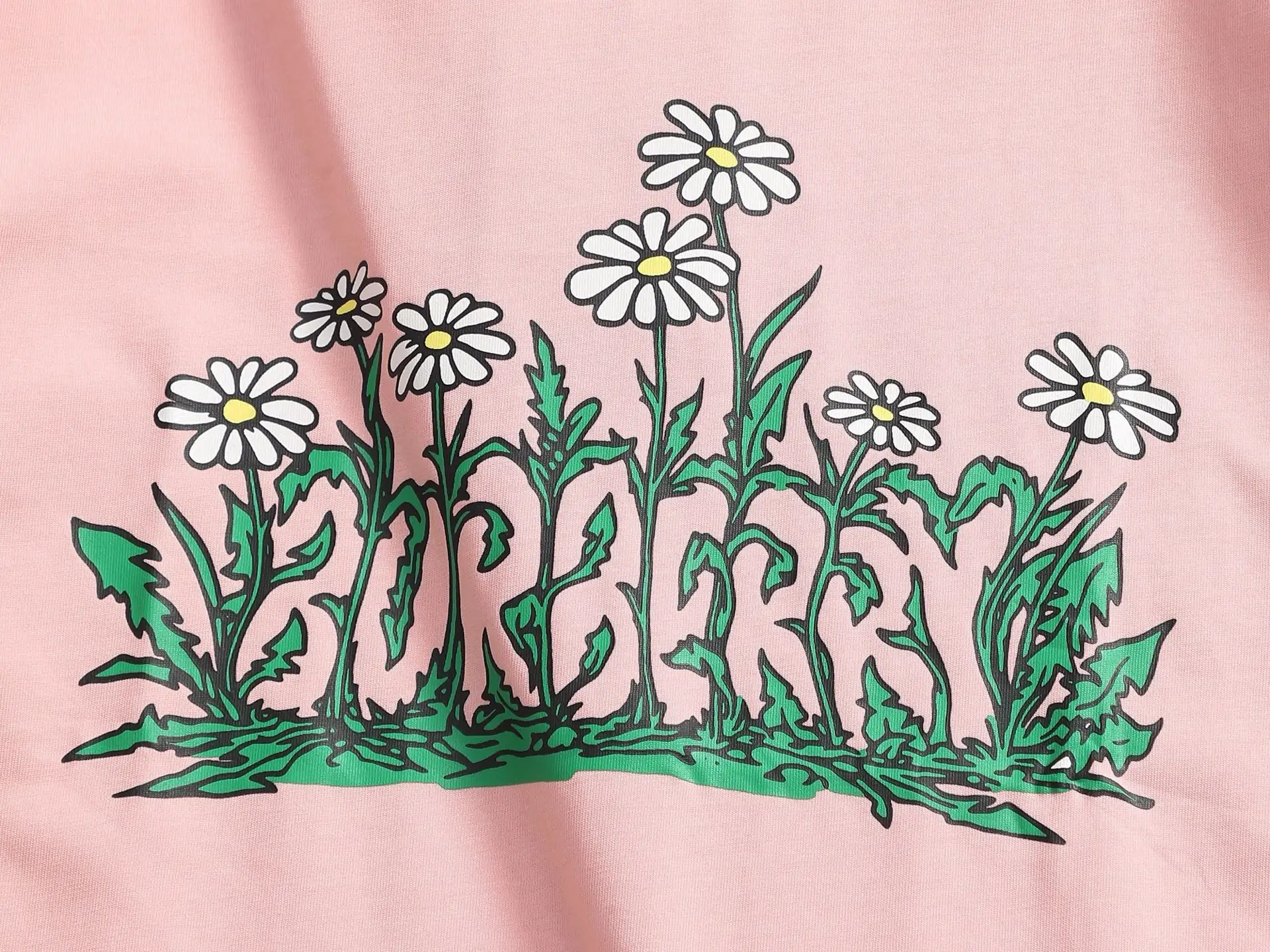 Floral Logo Graphic Cotton T-Shirt D13513697 — view 4