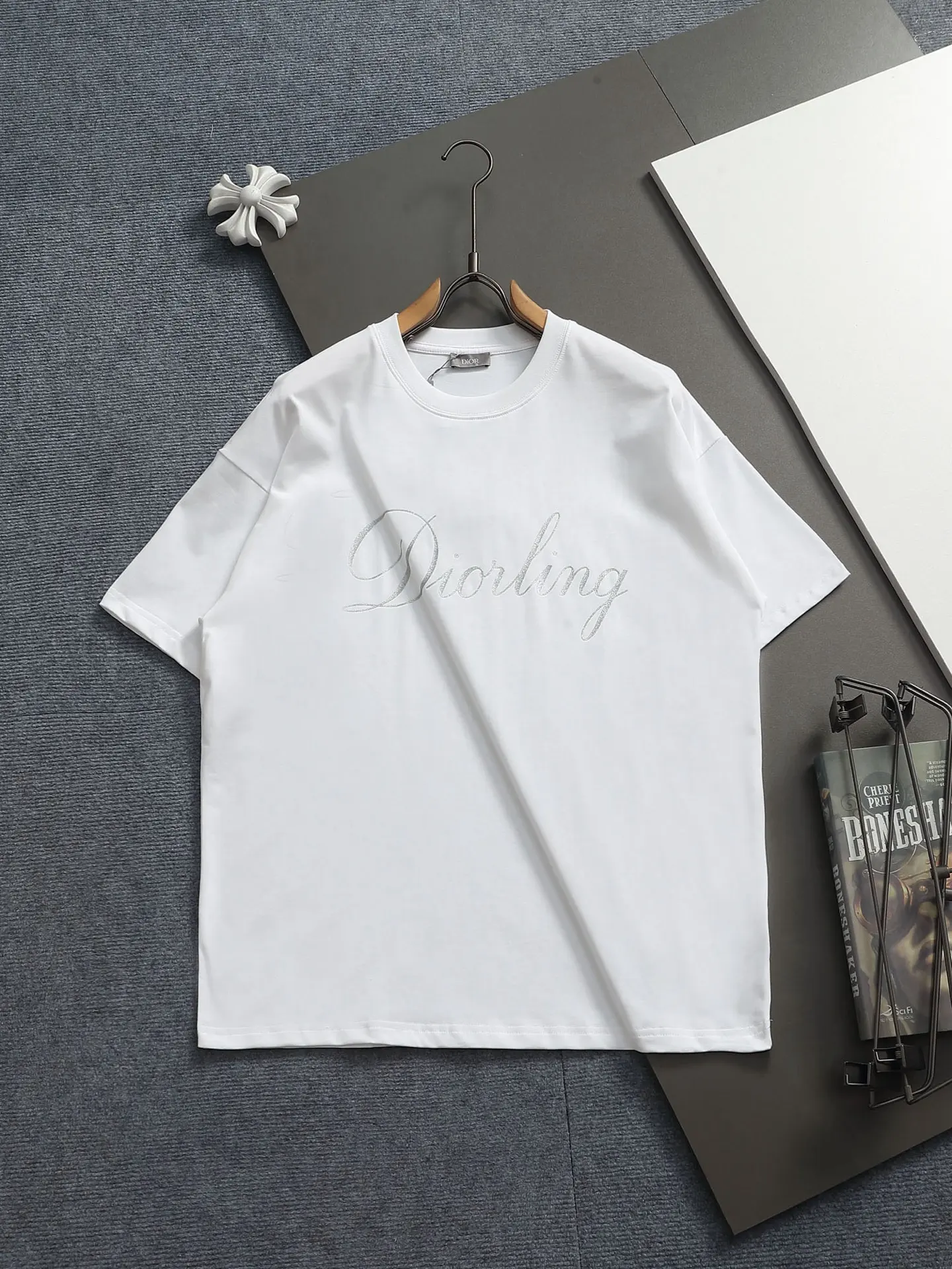 Diorling Logo Print Cotton T-Shirt D13513705