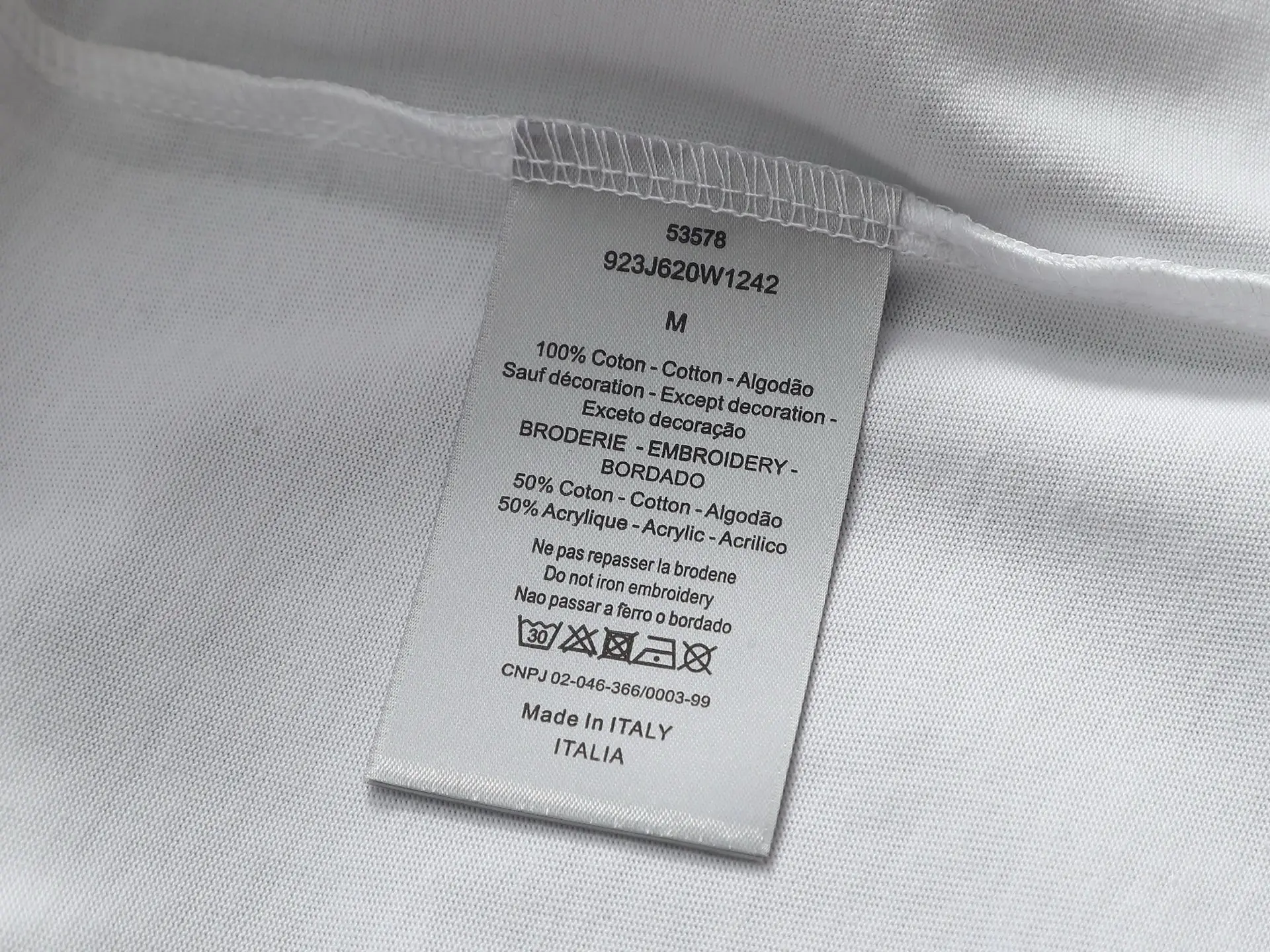 Diorling Logo Print Cotton T-Shirt D13513705 — view 9