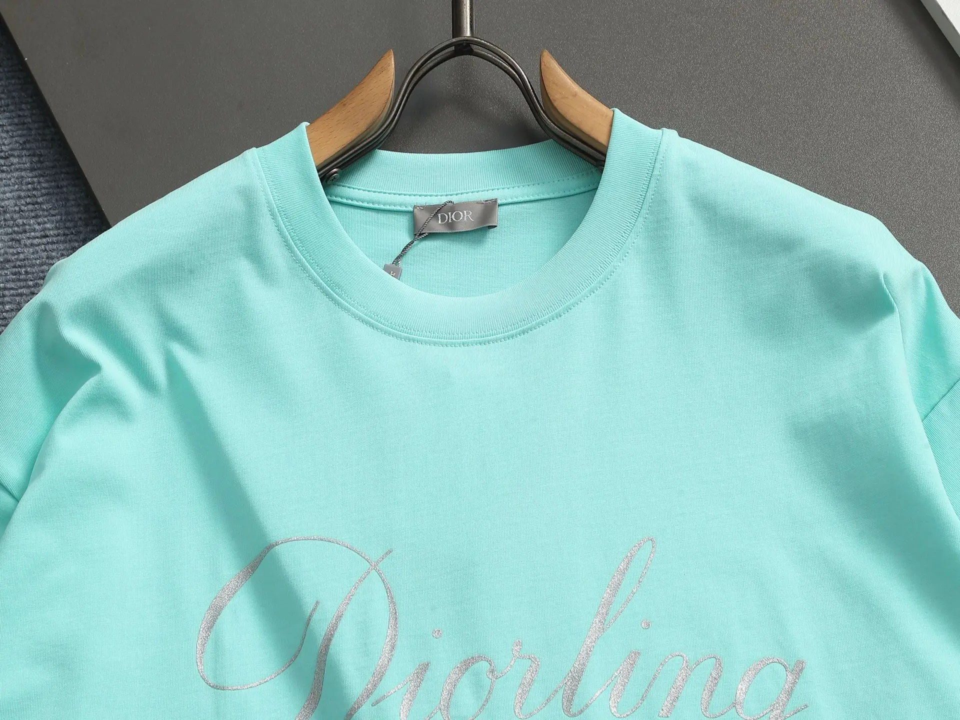 Logo Print Cotton Jersey T-Shirt D13513704 — view 3