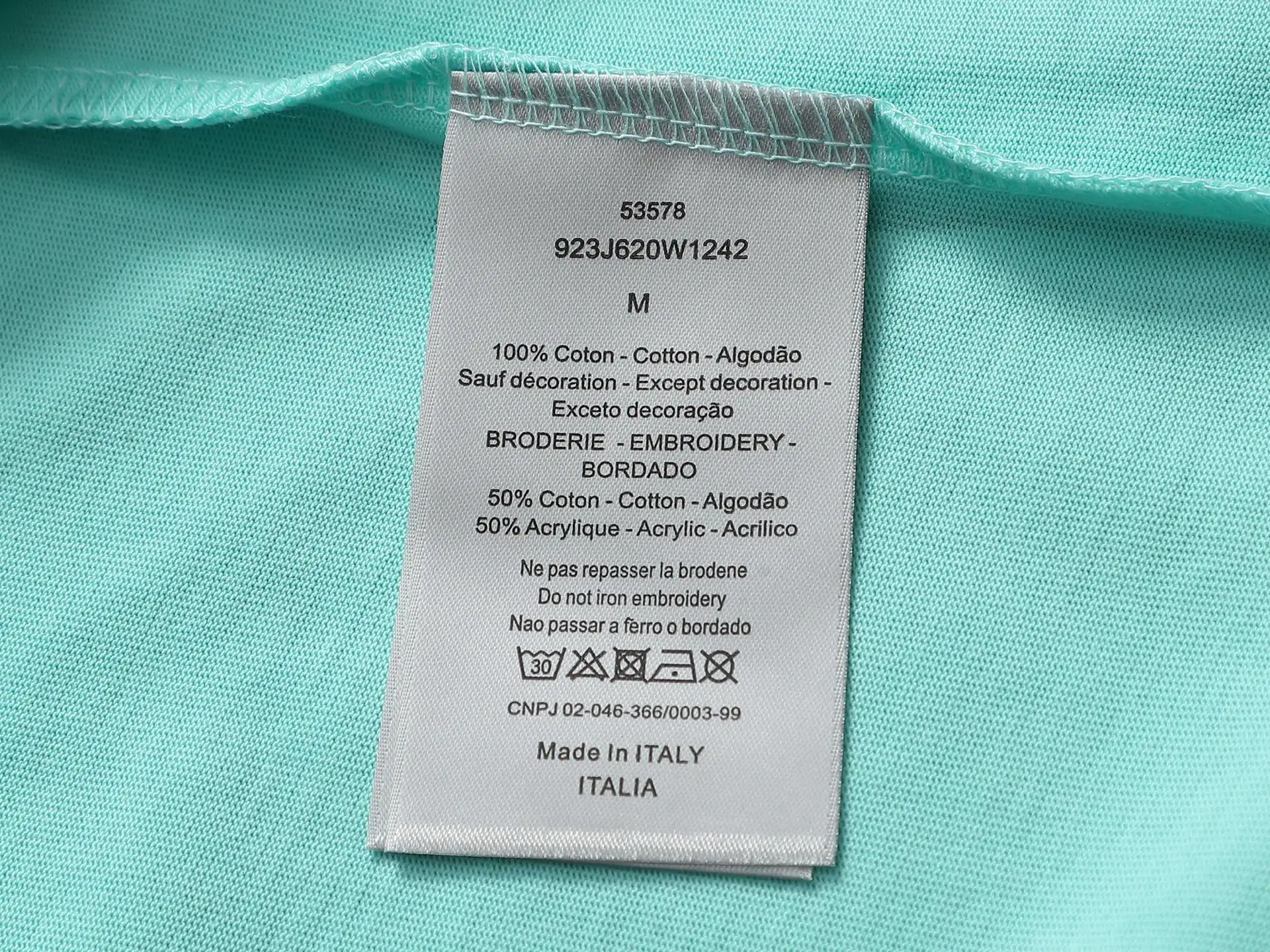 Logo Print Cotton Jersey T-Shirt D13513704 — view 9