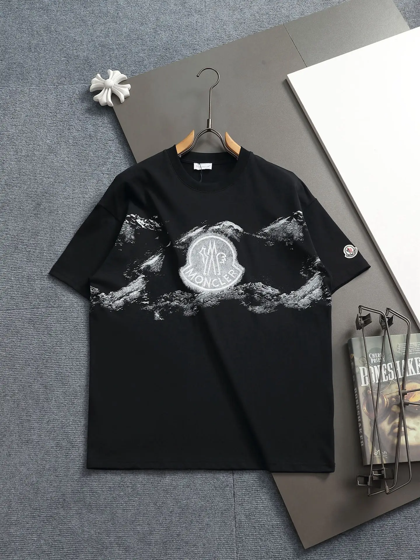 Logo Embroidery Mountain Graphic T-Shirt D13513683