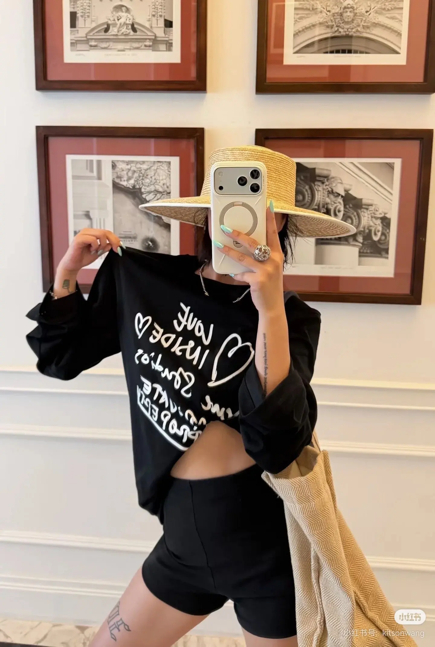Acne Studios Slogan Print Long-Sleeve T-Shirt D14023739 — view 8